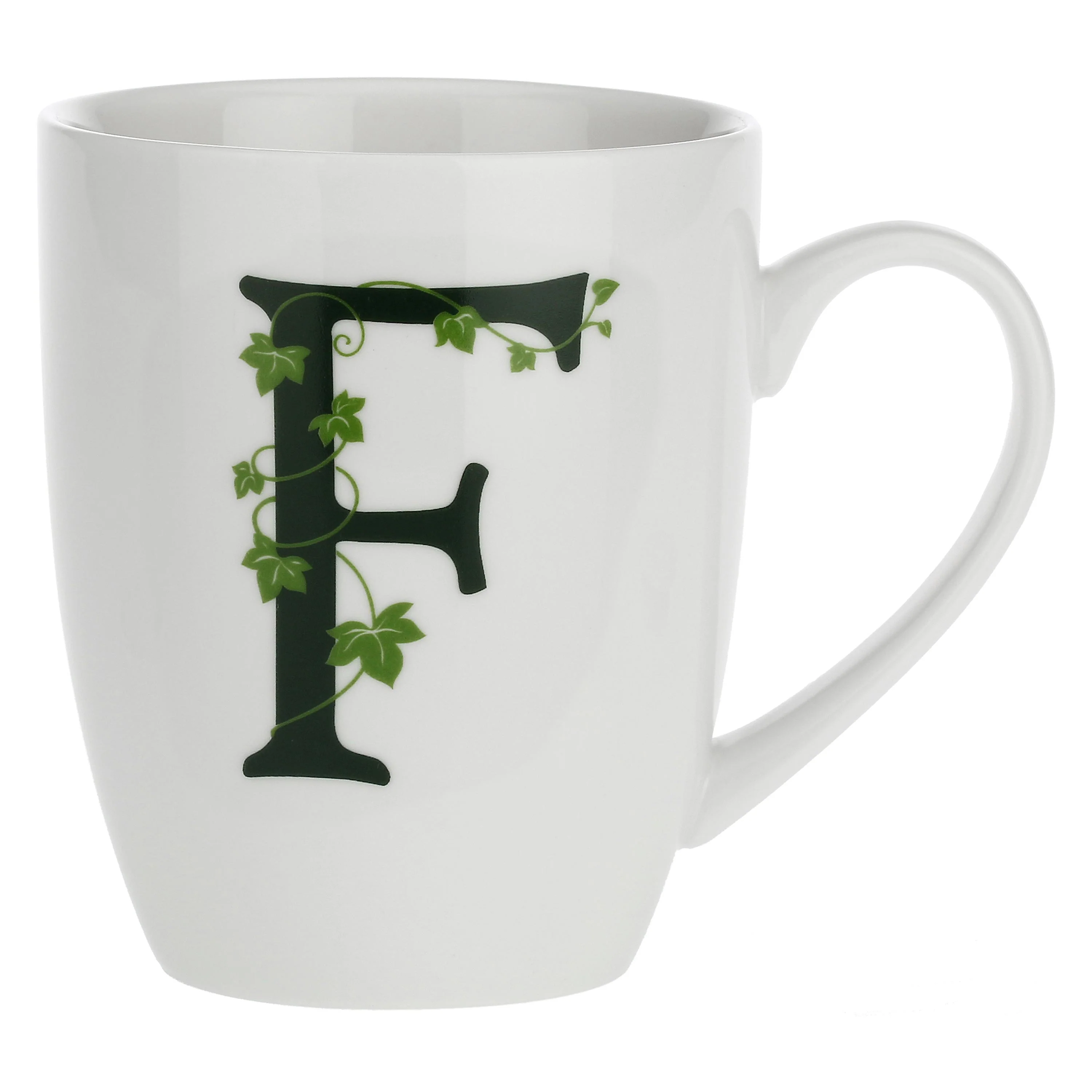 LA PORCELLANA BIANCA - Atupertu Tazza Mug Lettera "F" 380ml
