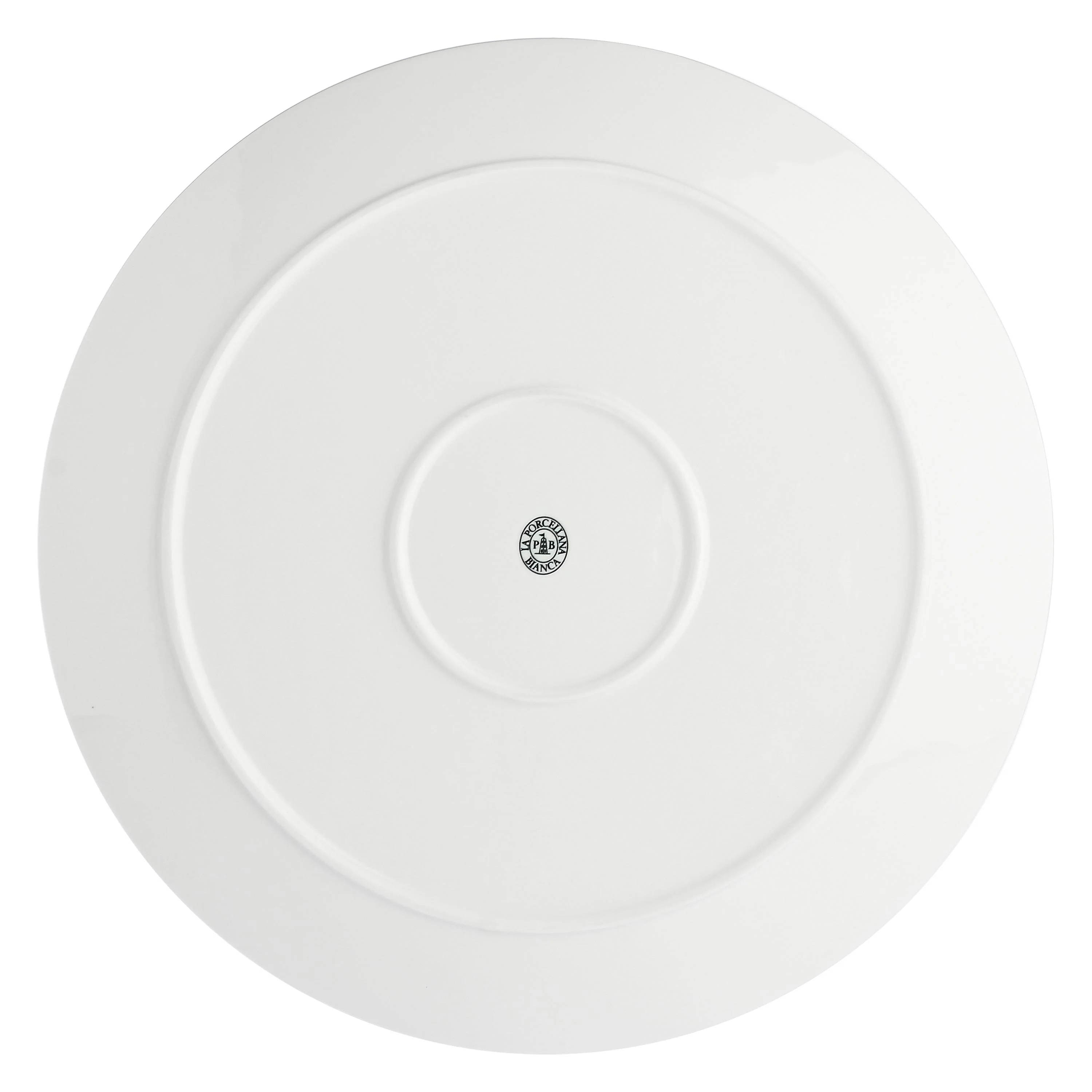 LA PORCELLANA BIANCA Bosco Vassoio Piatto Torta Rotondo 34cm Bianco Porcellana - Image 2