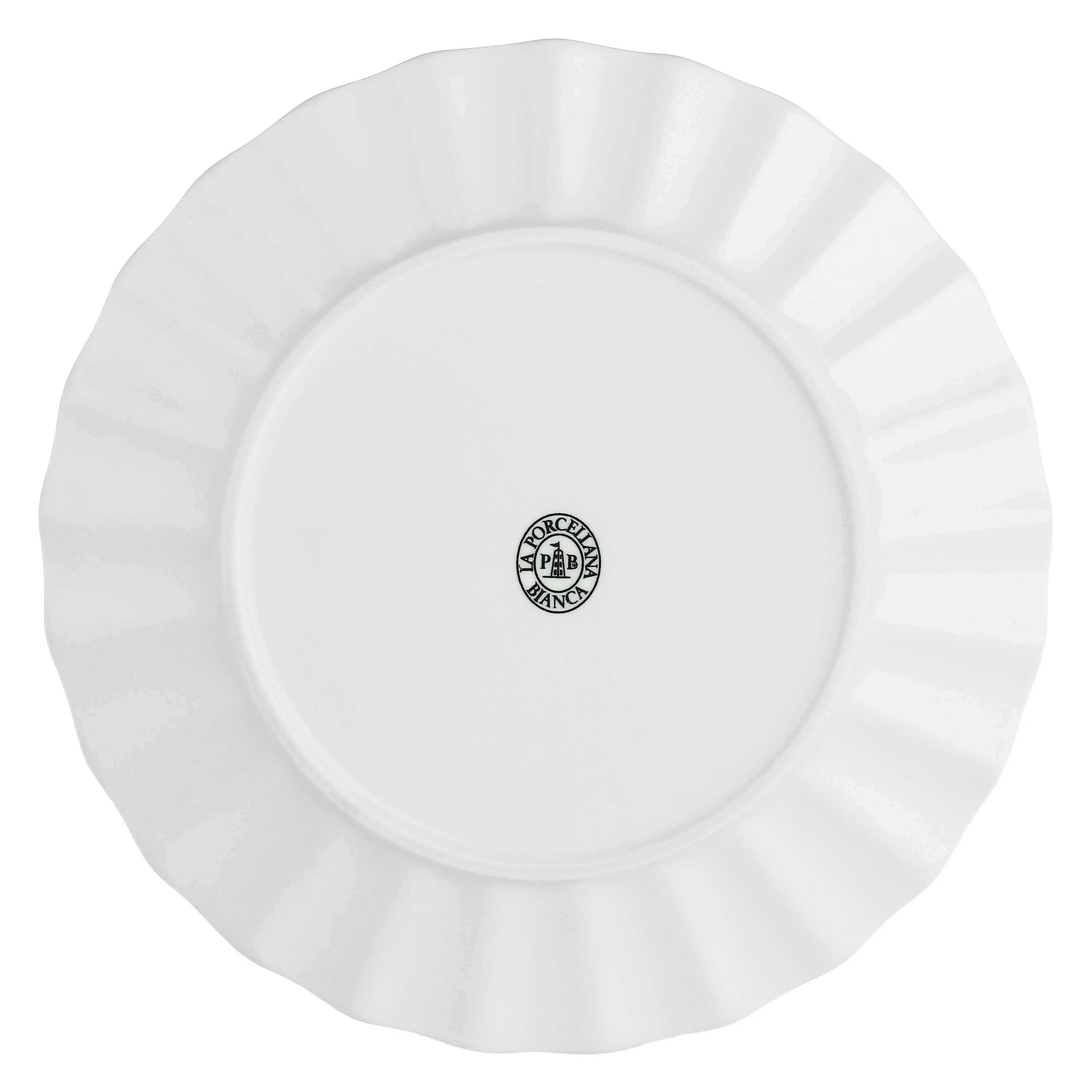 LA PORCELLANA BIANCA Ducale Piatto Frutta Set 6 Pezzi 20cm Bianco - Image 3