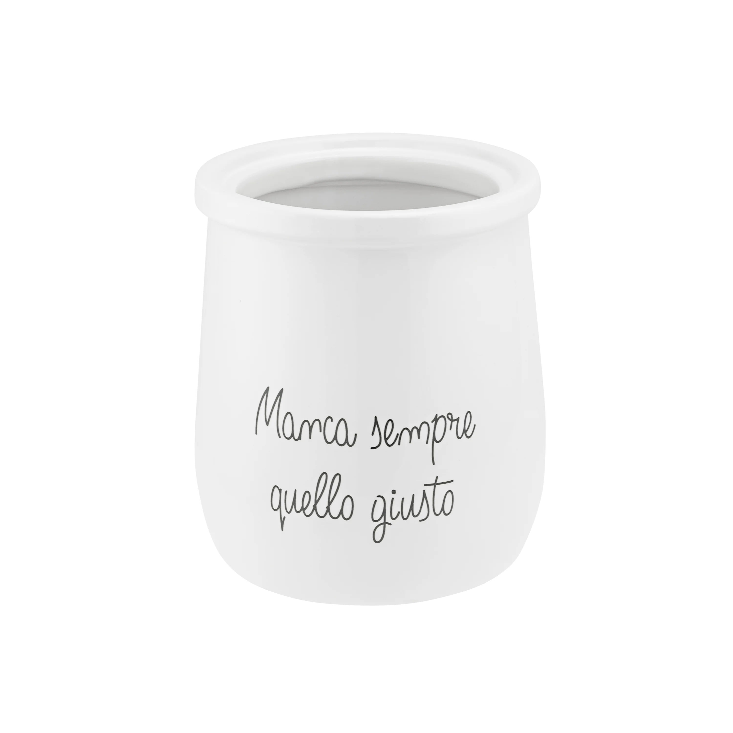 LA PORCELLANA BIANCA Gli Onesti Porta Utensili 14x15,5cm Bianco Porcellana - Image 2