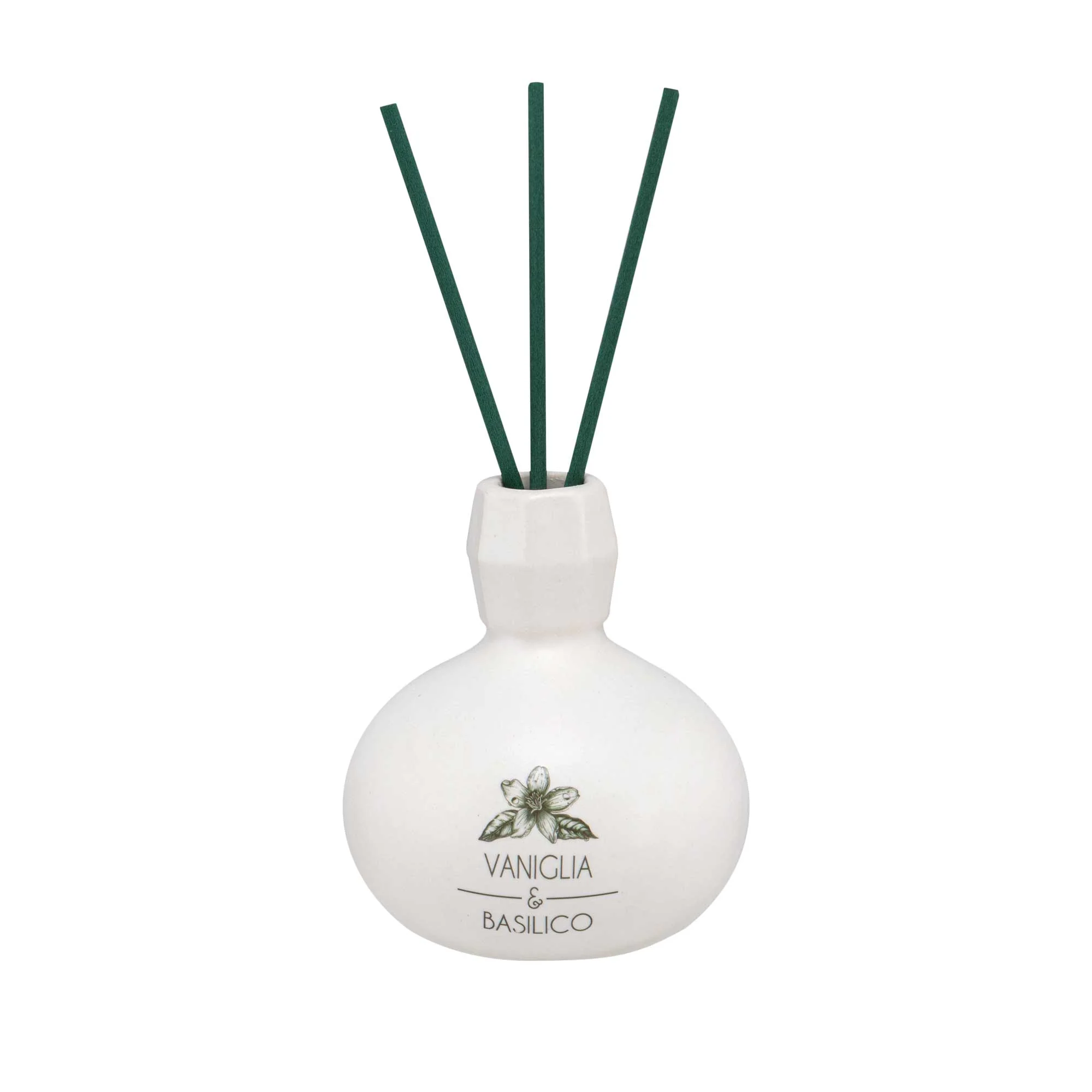 LA PORCELLANA BIANCA Sensalia Profumatore a Bastoncini 50ml Vaniglia e Basilico Porcellana