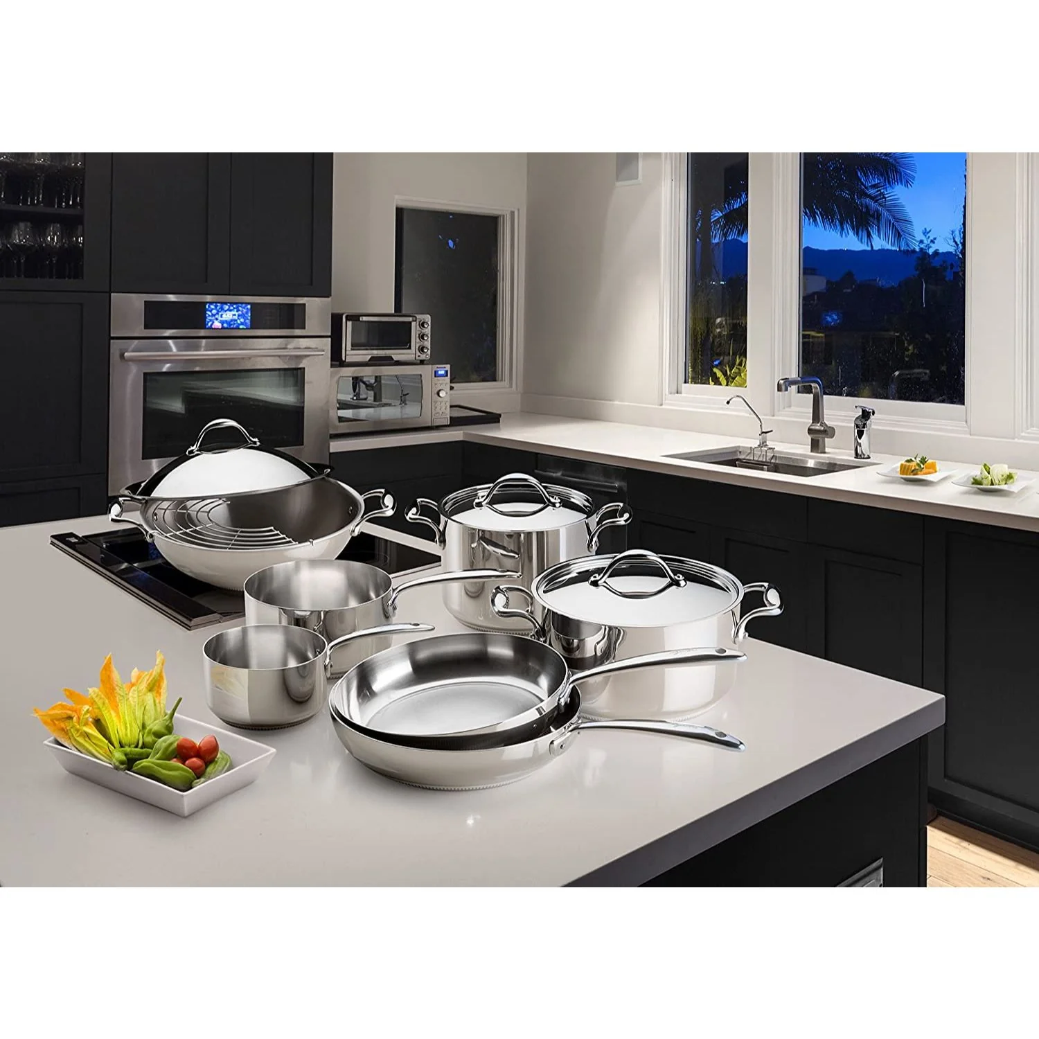 LAGOSTINA Accademia Casseruola Bassa 2 Maniglie con Coperchio 24cm Acciaio Inox - Image 6