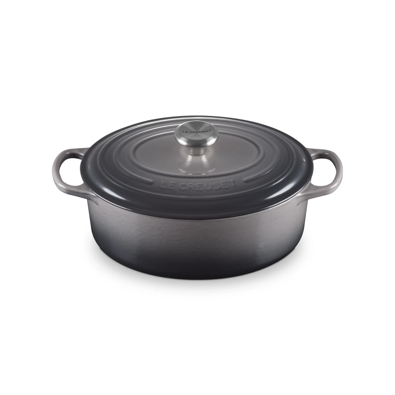 LE CREUSET Cocotte Ovale Evolution 29cm Flint Ghisa Vetrificata - Image 2