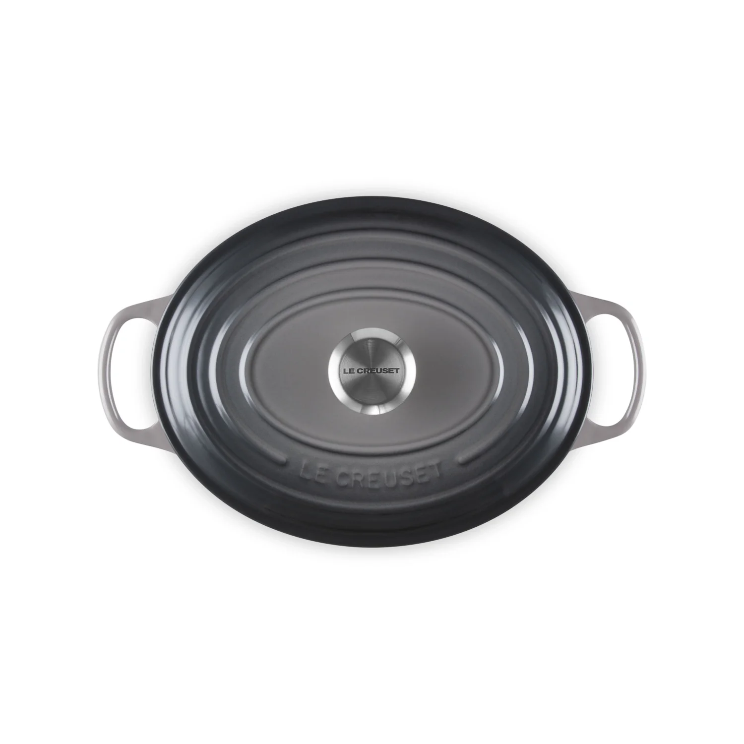 LE CREUSET Cocotte Ovale Evolution 29cm Flint Ghisa Vetrificata - Image 4