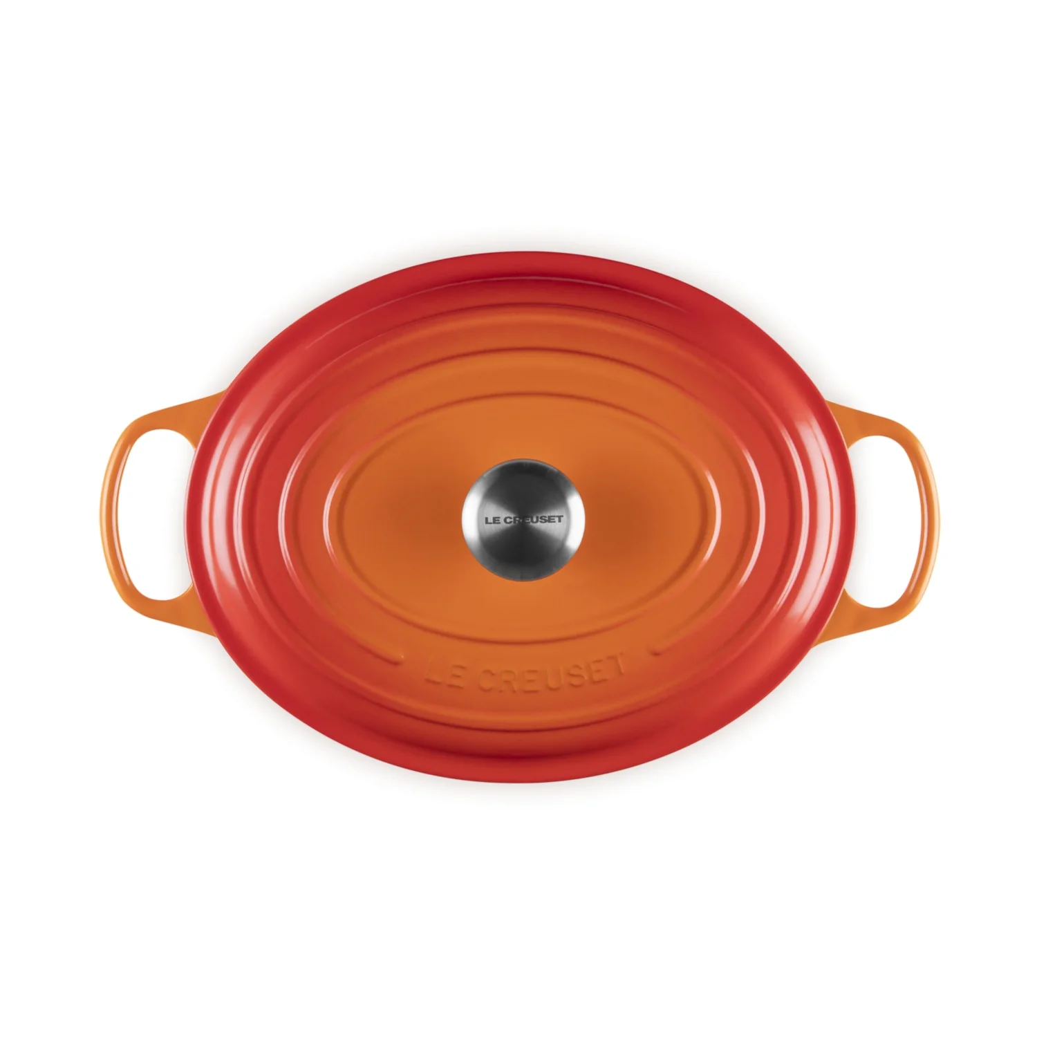 LE CREUSET Cocotte Ovale Evolution 31cm Arancio Ghisa Vetrificata - Image 4