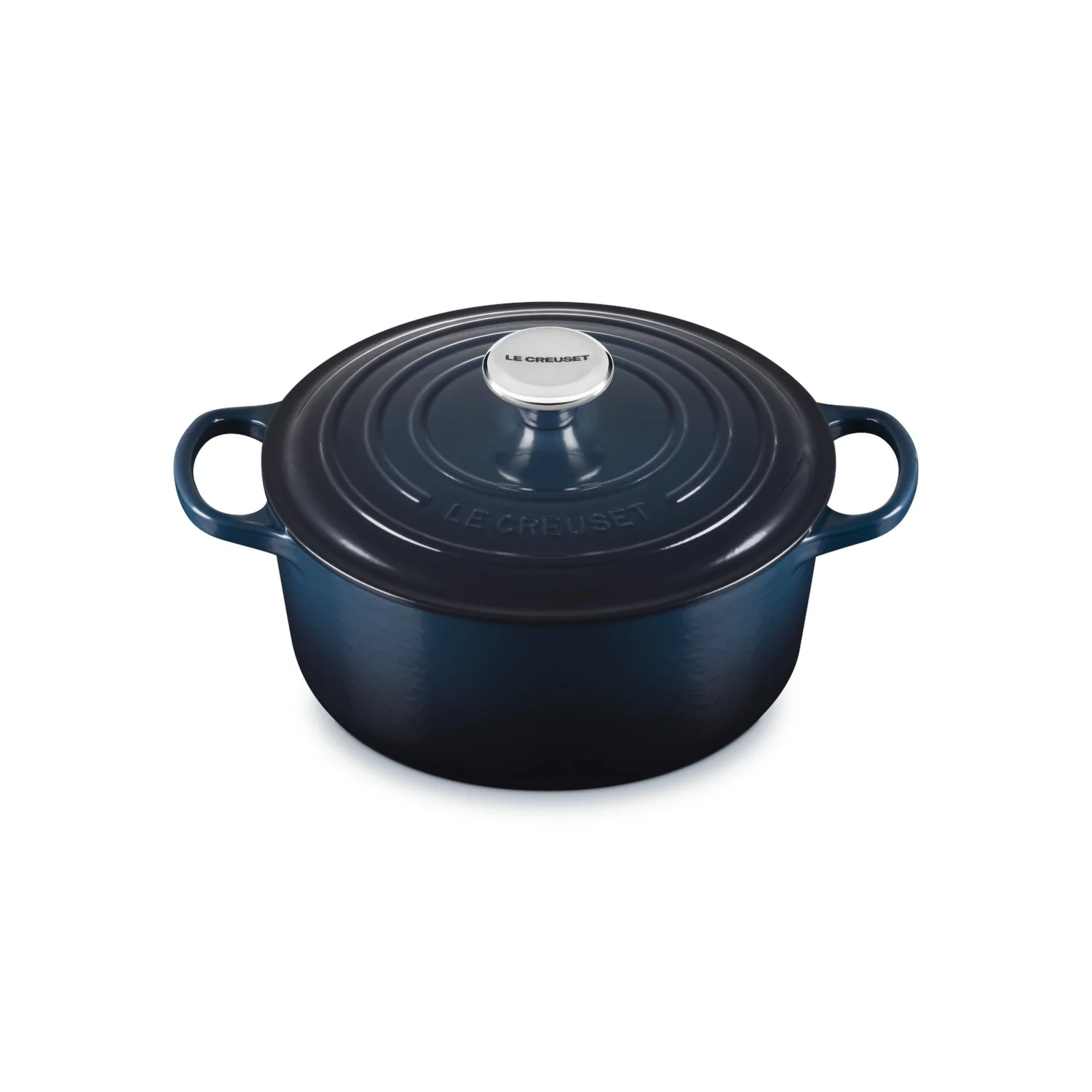 LE CREUSET Cocotte Rotonda Evolution 24cm Nuit Ghisa Vetrificata - Image 2