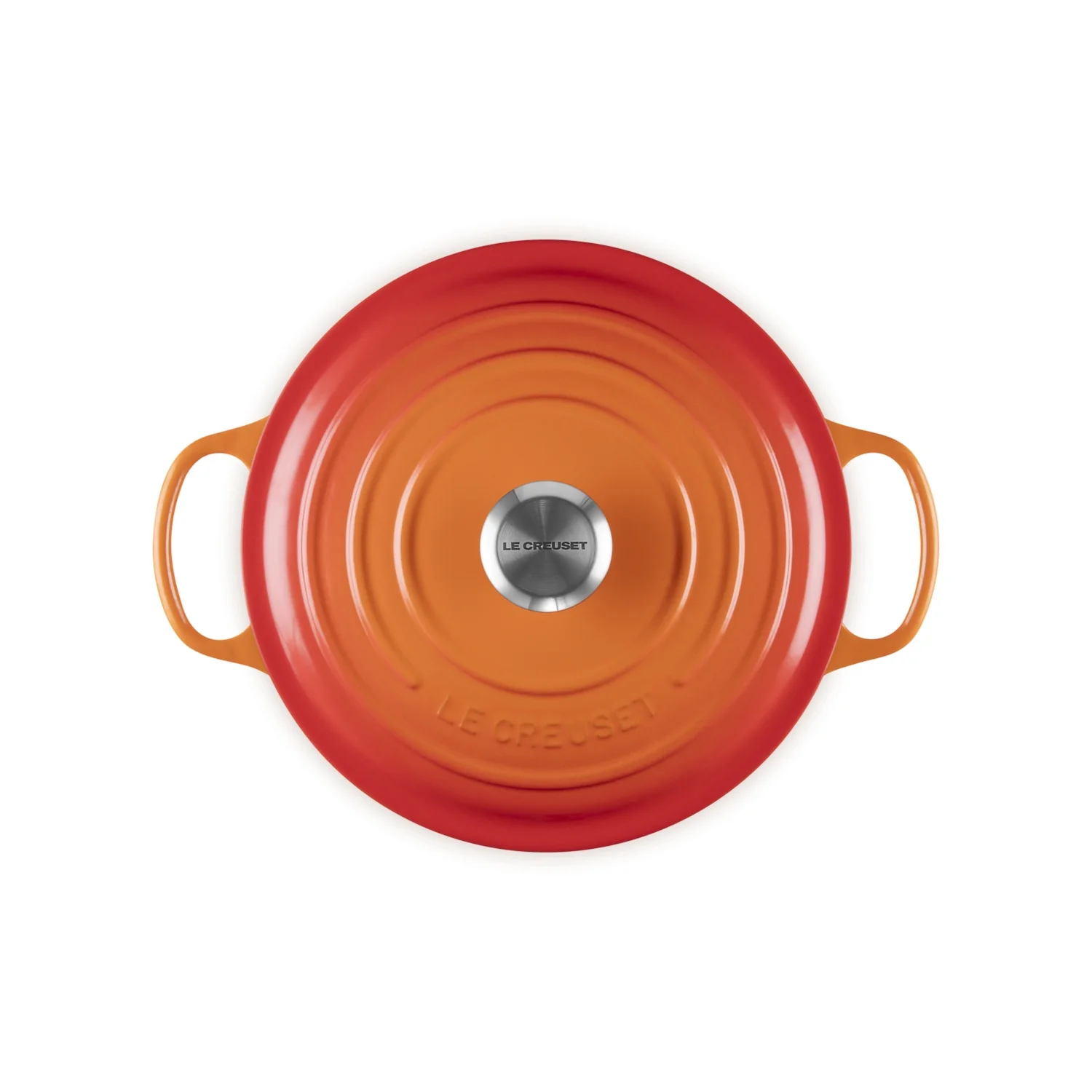 LE CREUSET Cocotte Rotonda Evolution 26cm Arancio Ghisa Vetrificata - Image 4