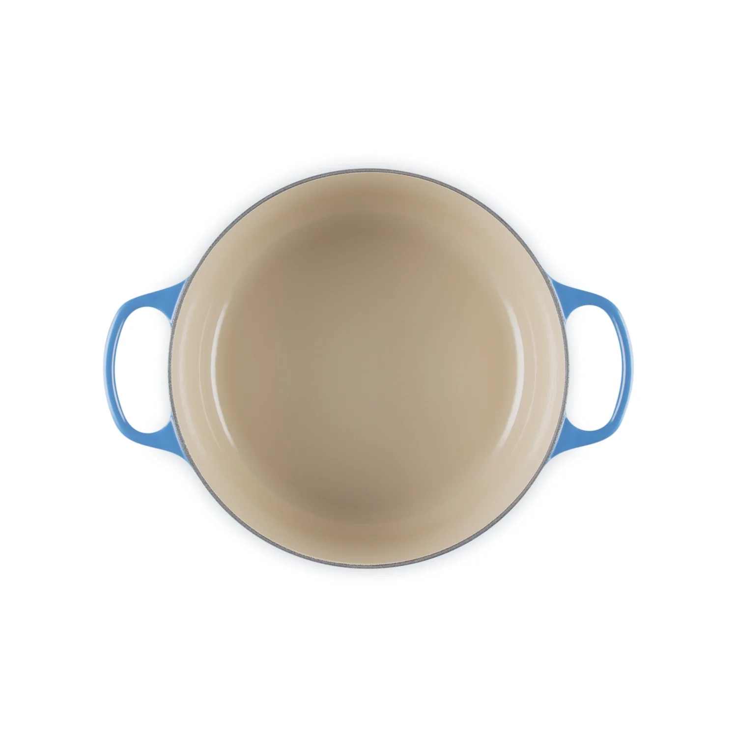LE CREUSET Cocotte Rotonda Evolution 26cm Azure Blu Ghisa Vetrificata - Image 5