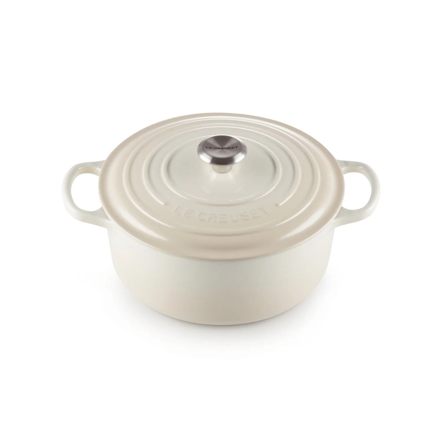LE CREUSET Cocotte Rotonda Evolution 26cm Meringa Ghisa Vetrificata - Image 2