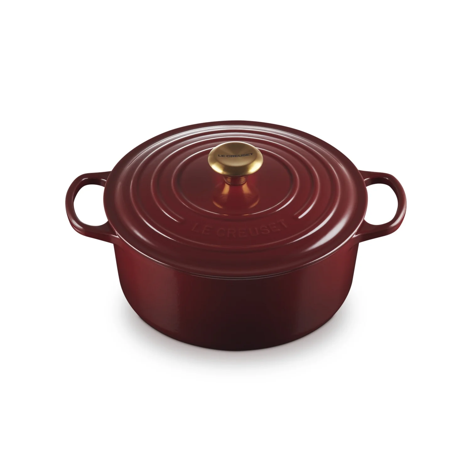 LE CREUSET Cocotte Rotonda Evolution 26cm Garnet Ghisa Vetrificata - Image 2