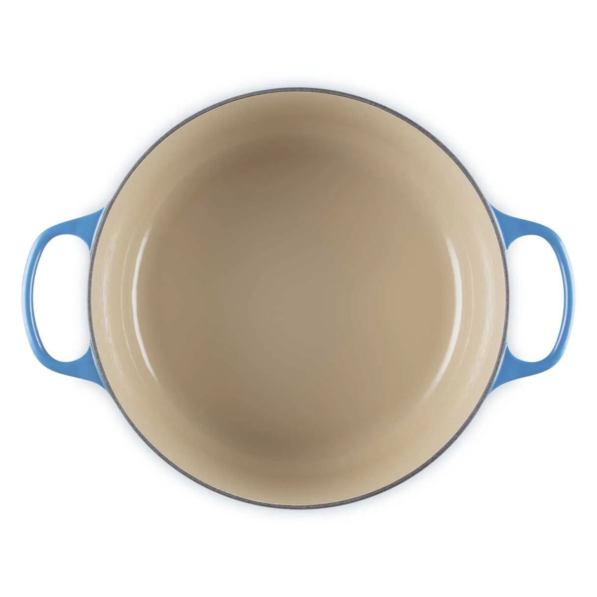 LE CREUSET Cocotte Rotonda Evolution 28cm Azure Blu Ghisa Vetrificata - Image 6