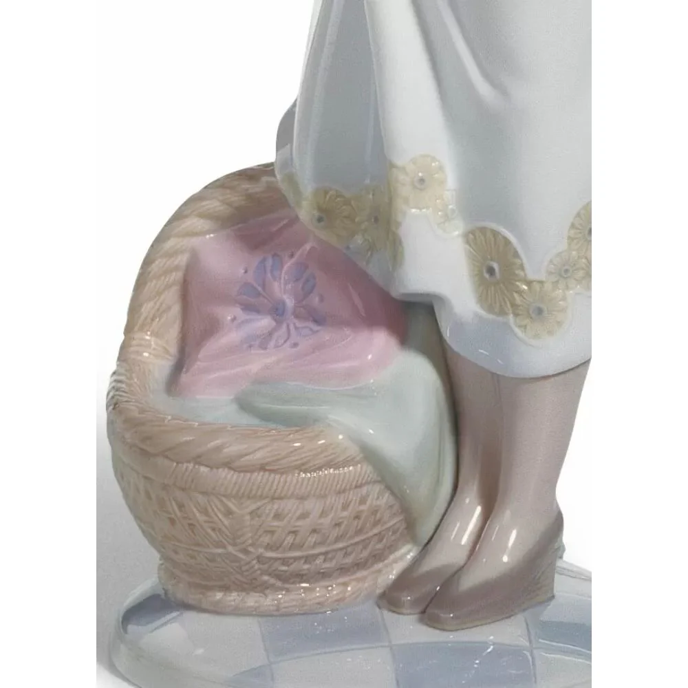 LLADRO' "Amore incondizionato" Figura Statua Madre Bambino Porcellana H31cm - Image 2