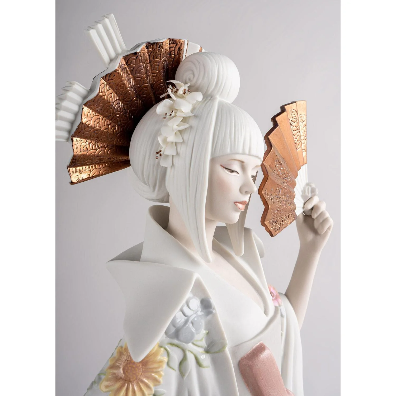 LLADRO' Ballerina Giapponese 57x23cm Porcellana - Image 6