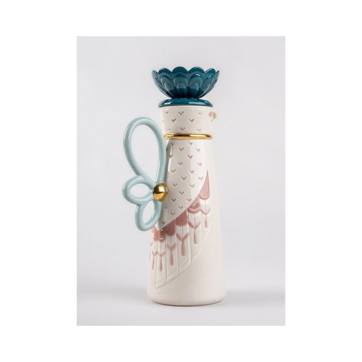 LLADRO' Caffettiera Porta Caffé Kawki 29x15cm Porcellana - Image 5