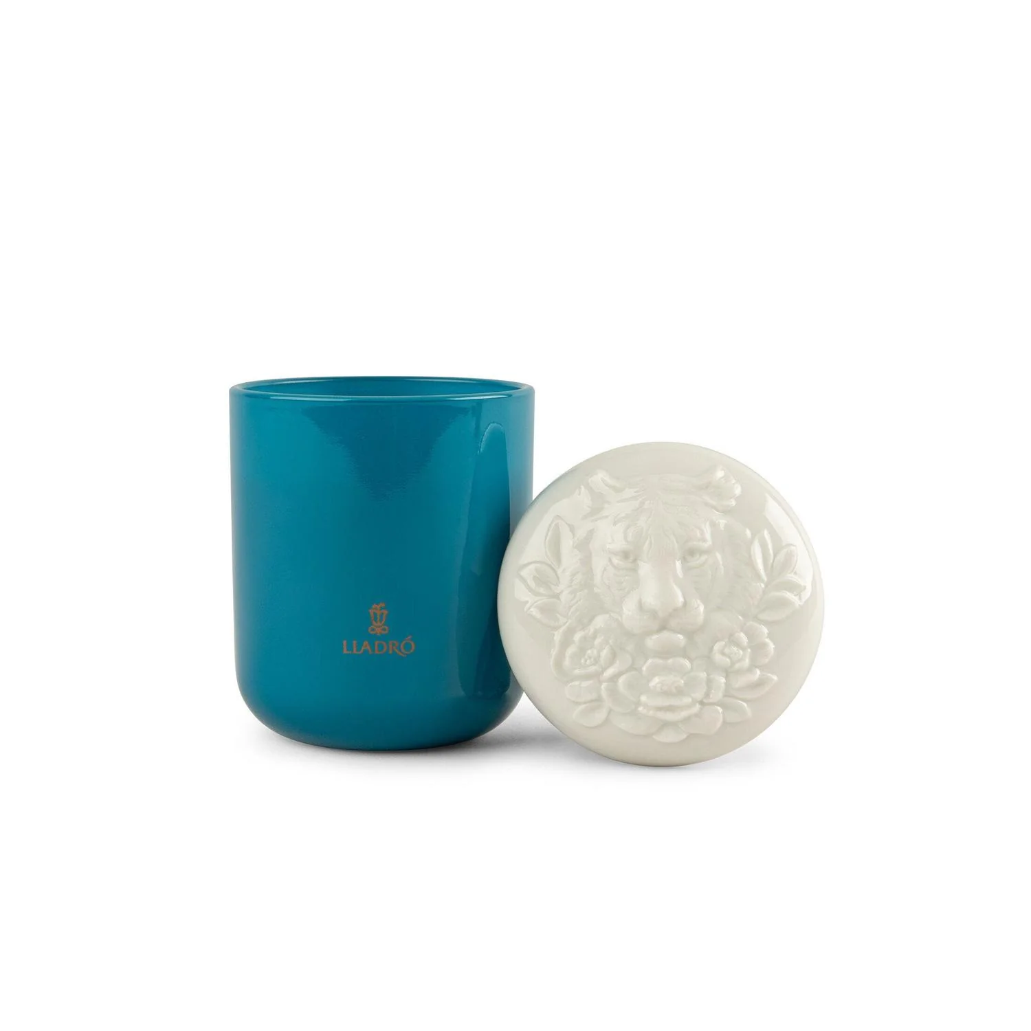 LLADRO' Candela Tigre Chiaro di Luna 12x8cm Porcellana - Image 2
