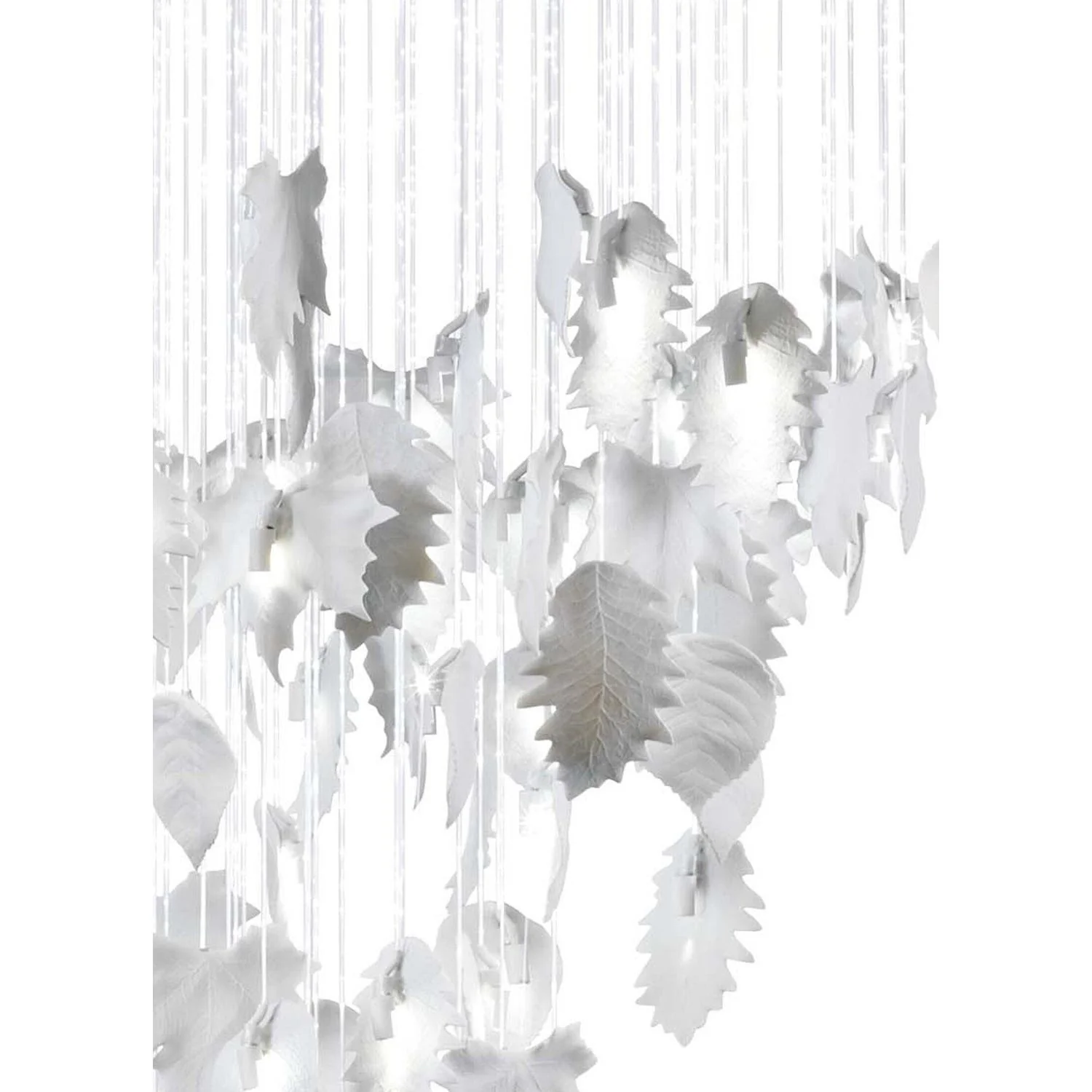 LLADRO' Chandelier Magic Forest 110 M 185x110cm Porcellana - Image 4