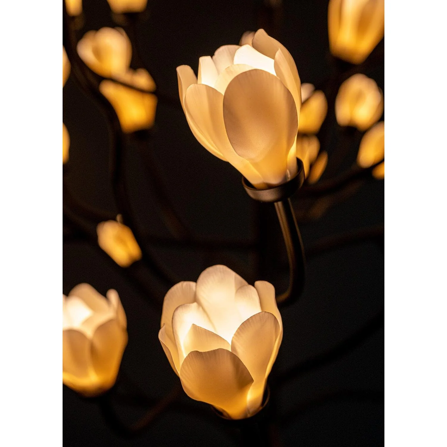 LLADRO' Chandelier Mokuren 80x140cm Porcellana - Image 4