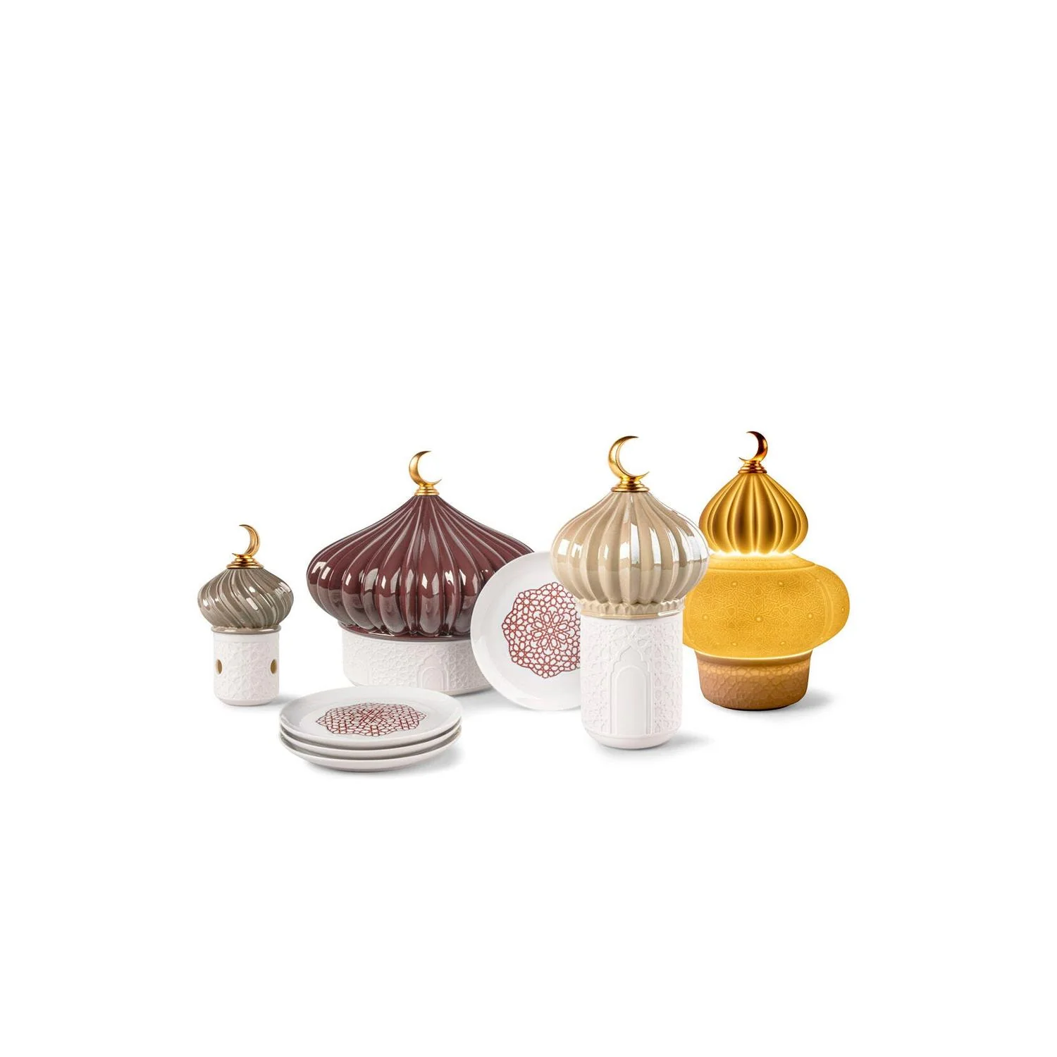 LLADRO' Diffusore D'Incenso Majestic Nights Marrone  14x8cm Porcellana - Image 6