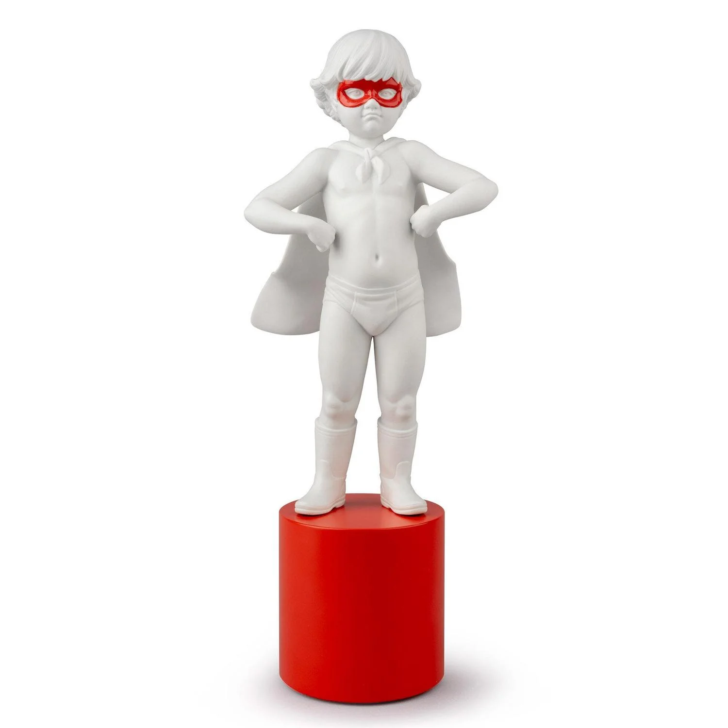 LLADRO' Eroe Alla Riscossa 37x16cm Porcellana