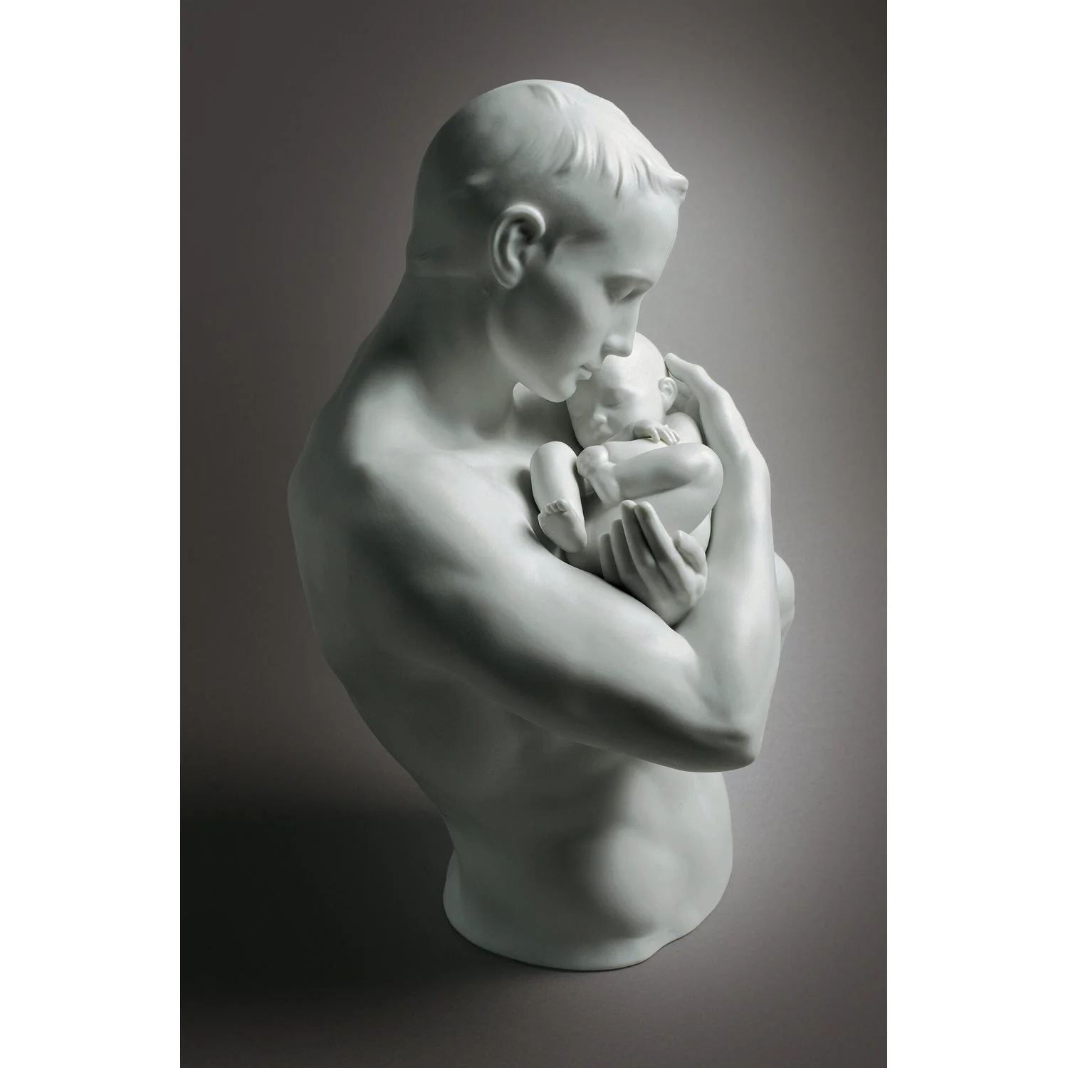 LLADRO' Figurina Protezione Paterna 31x22cm Porcellana - Image 5