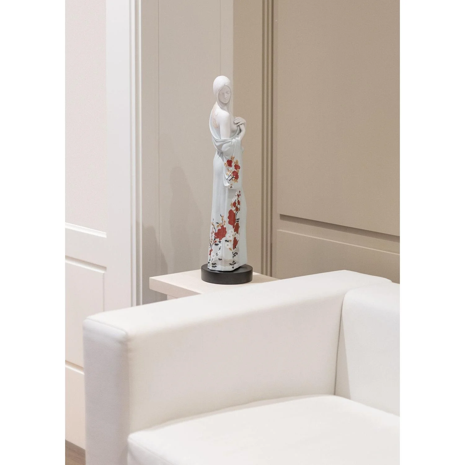 LLADRO' Figura la Ragazza Del Dragone 57x14cm Porcellana - Image 2