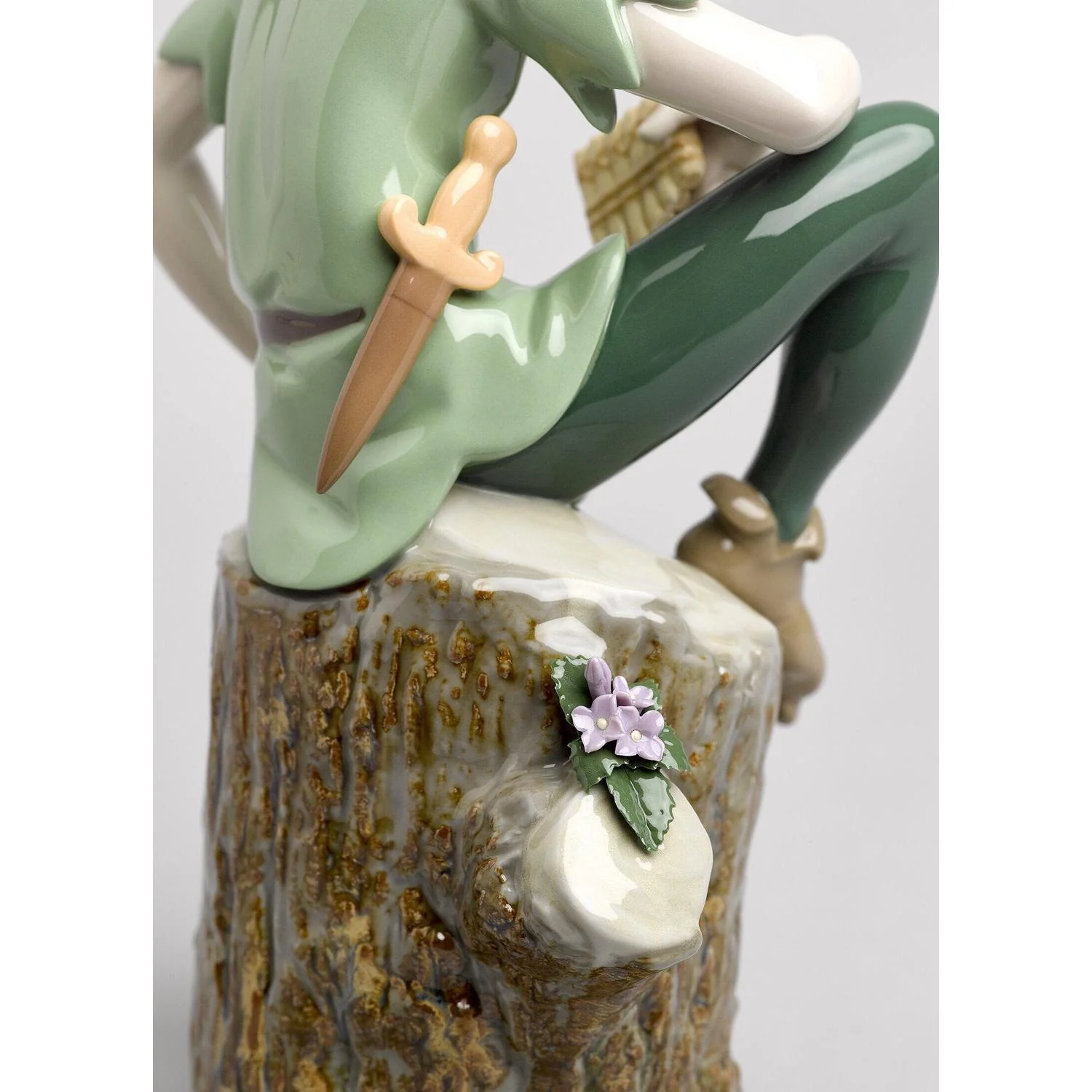 LLADRO' Figura Peter Pan 25x13cm Porcellana - Image 2