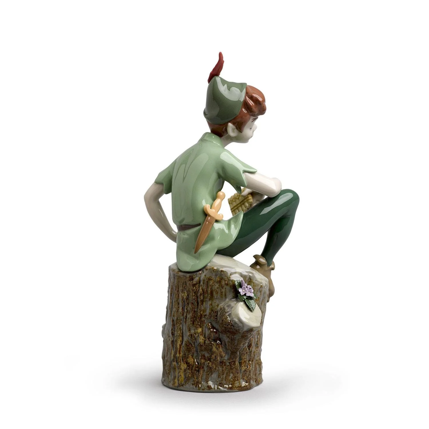 LLADRO' Figura Peter Pan 25x13cm Porcellana - Image 4
