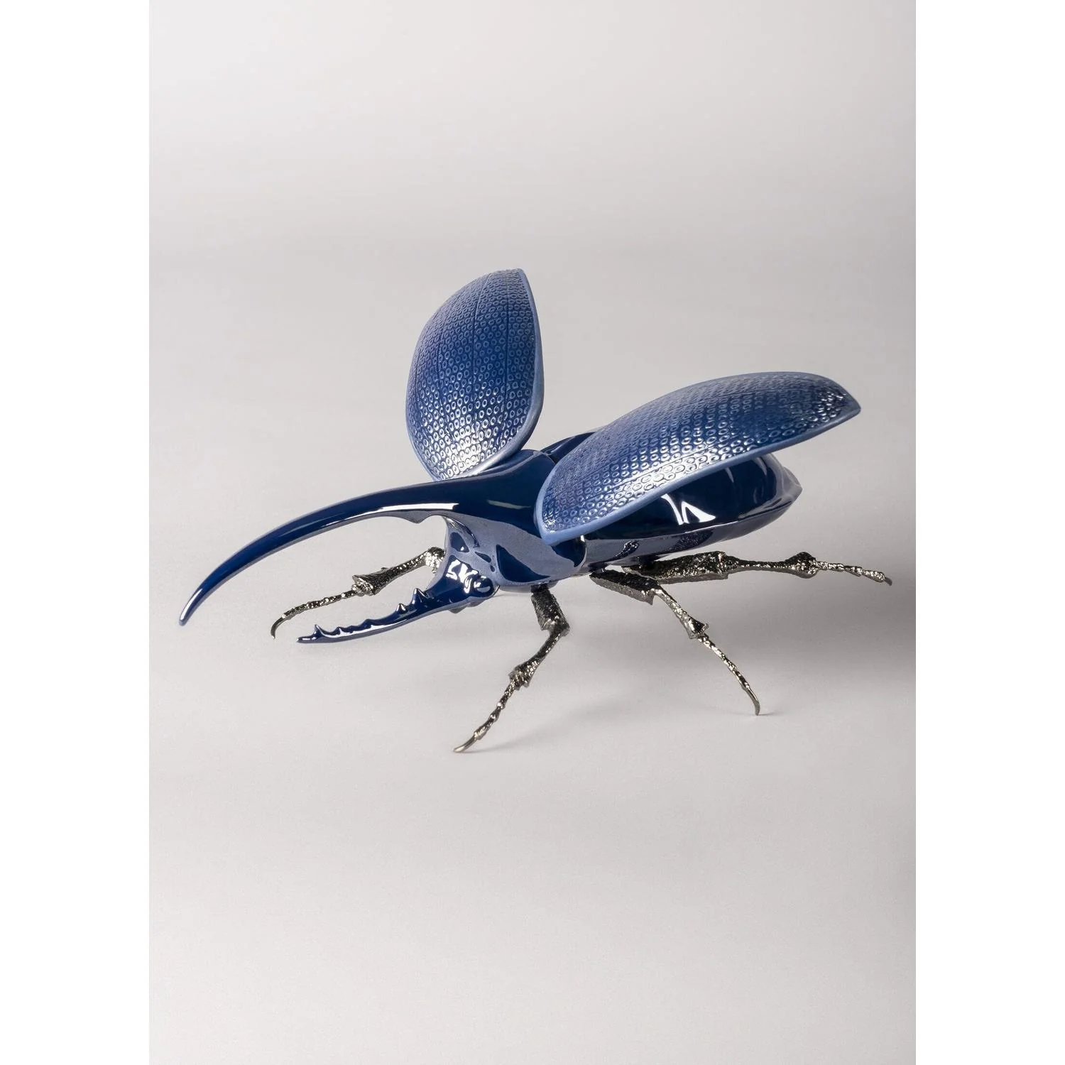 LLADRO' Figura Scarabeo Ercole 16x25cm Porcellana - Image 5