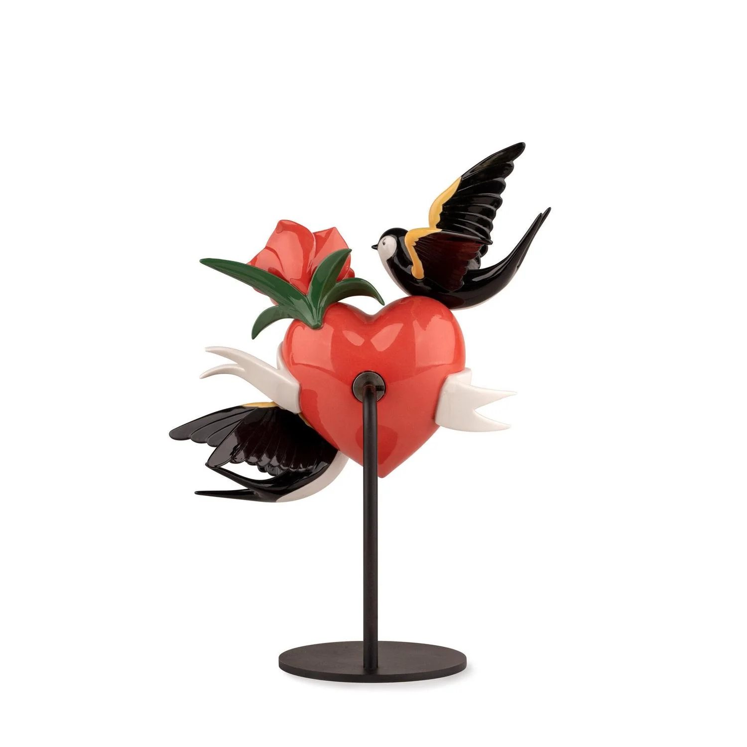 LLADRO' Figura Scultura Vero Amore 30x31cm Porcellana - Image 11