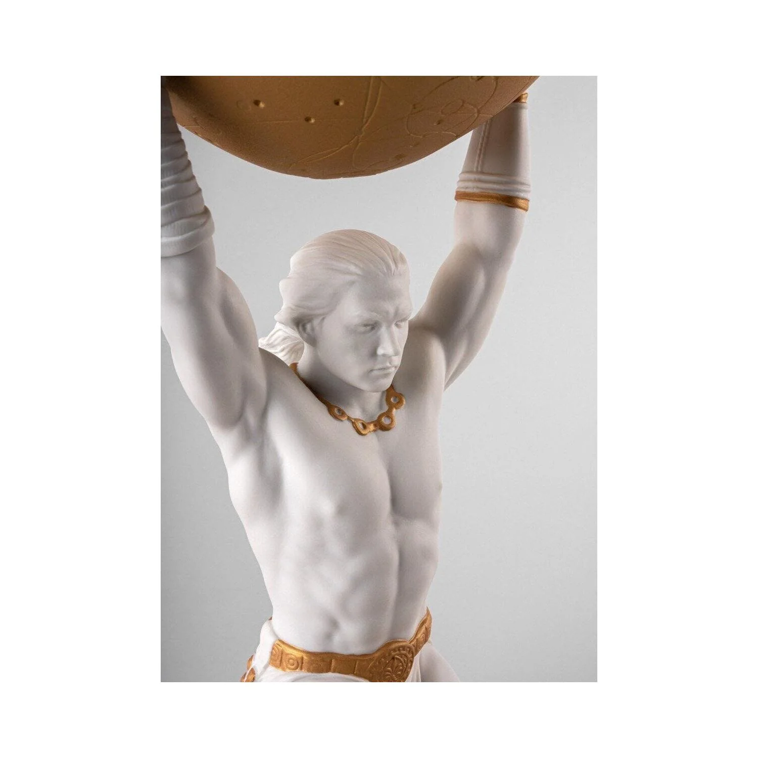 LLADRO' Scultura Atlante 55x22cm Porcellana - Image 7