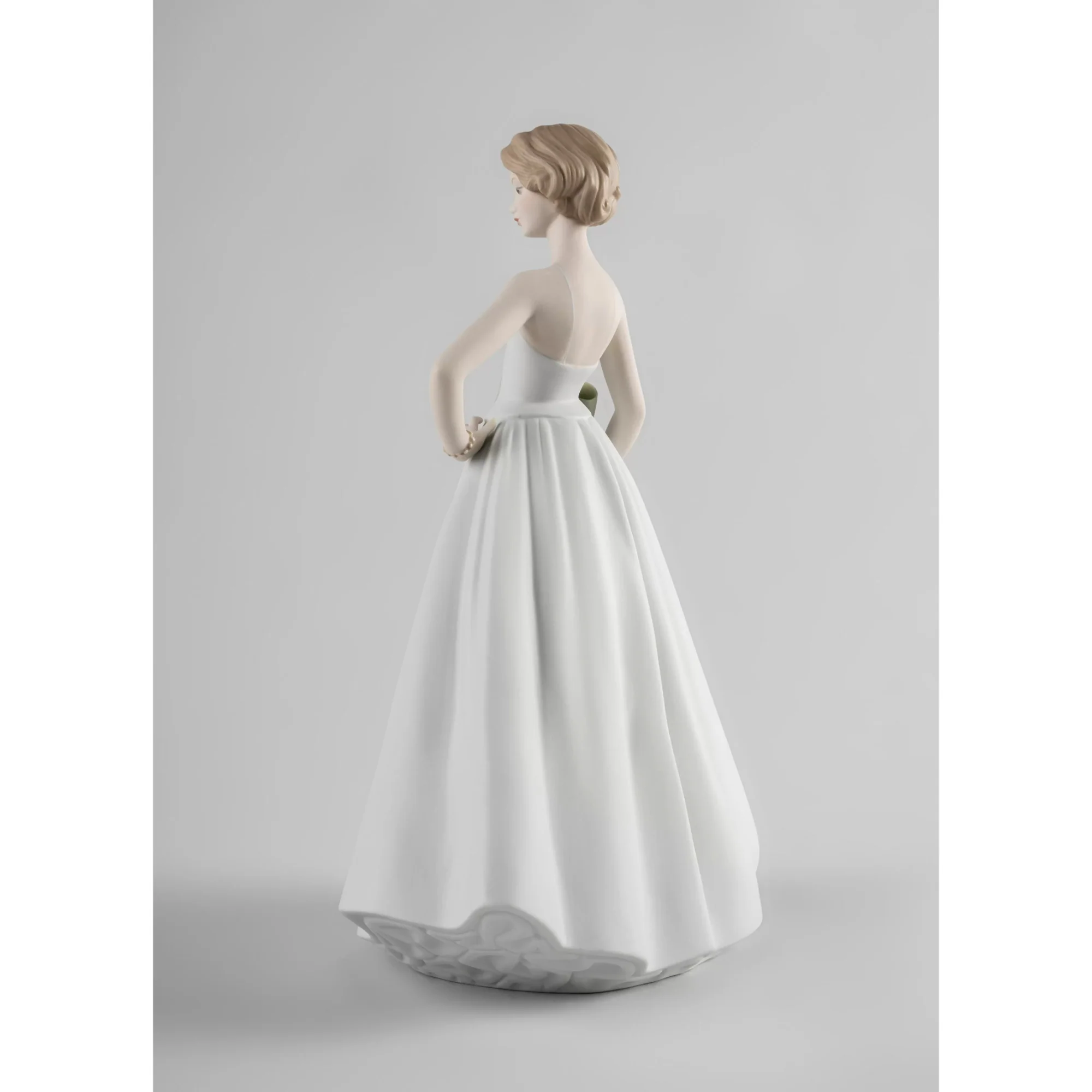 LLADRO' Figura Statua Donna Serata di Gala Porcellana 34cm Serie Limitata - Image 4