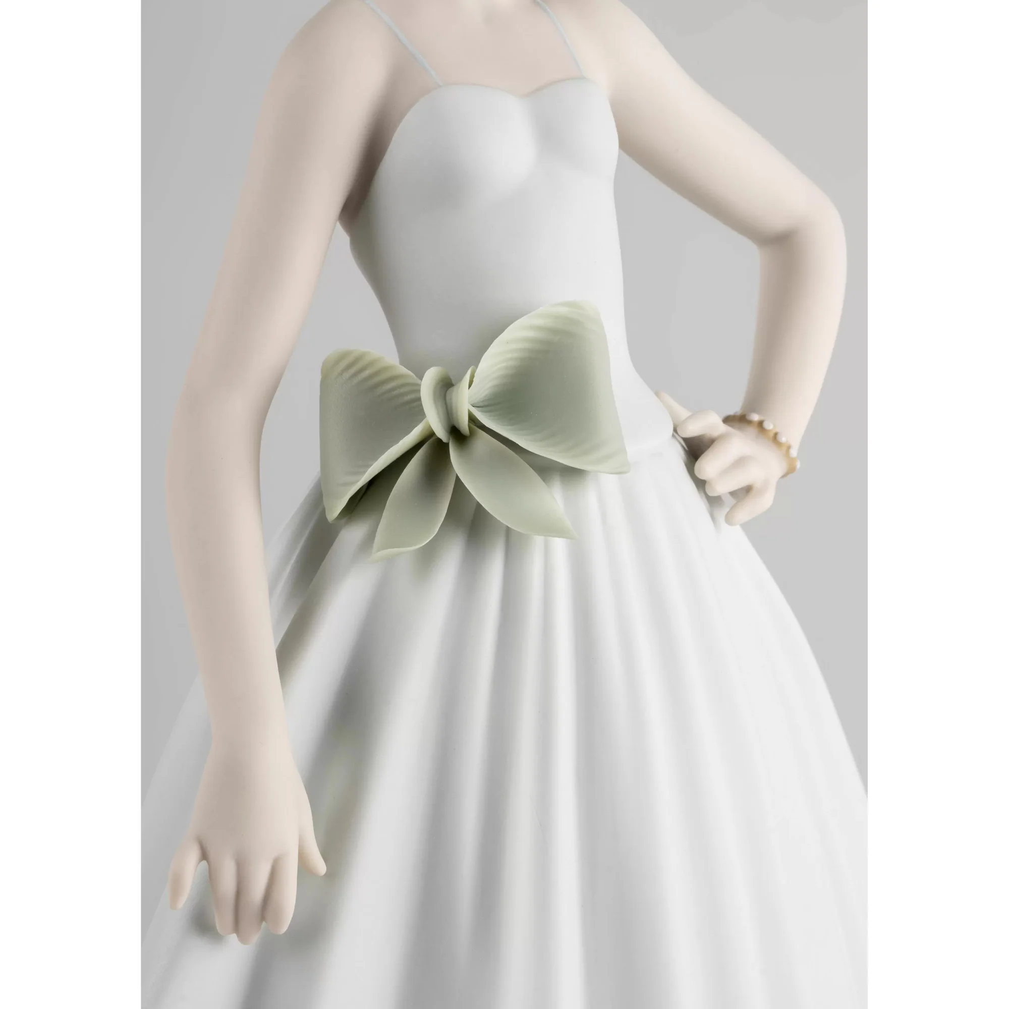 LLADRO' Figura Statua Donna Serata di Gala Porcellana 34cm Serie Limitata - Image 7