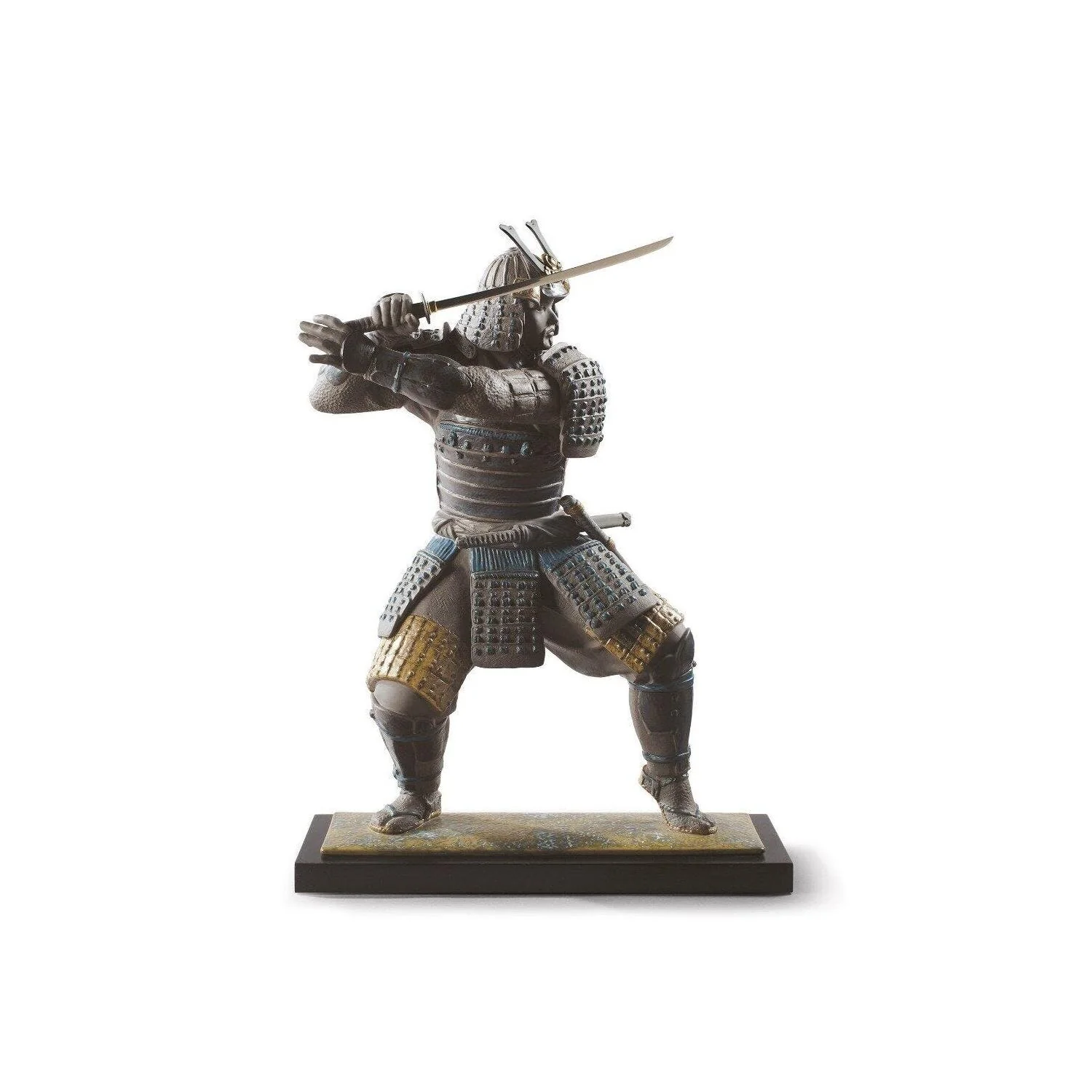 LLADRO' Scultura Guerriero Samurai 60x44cm Porcellana