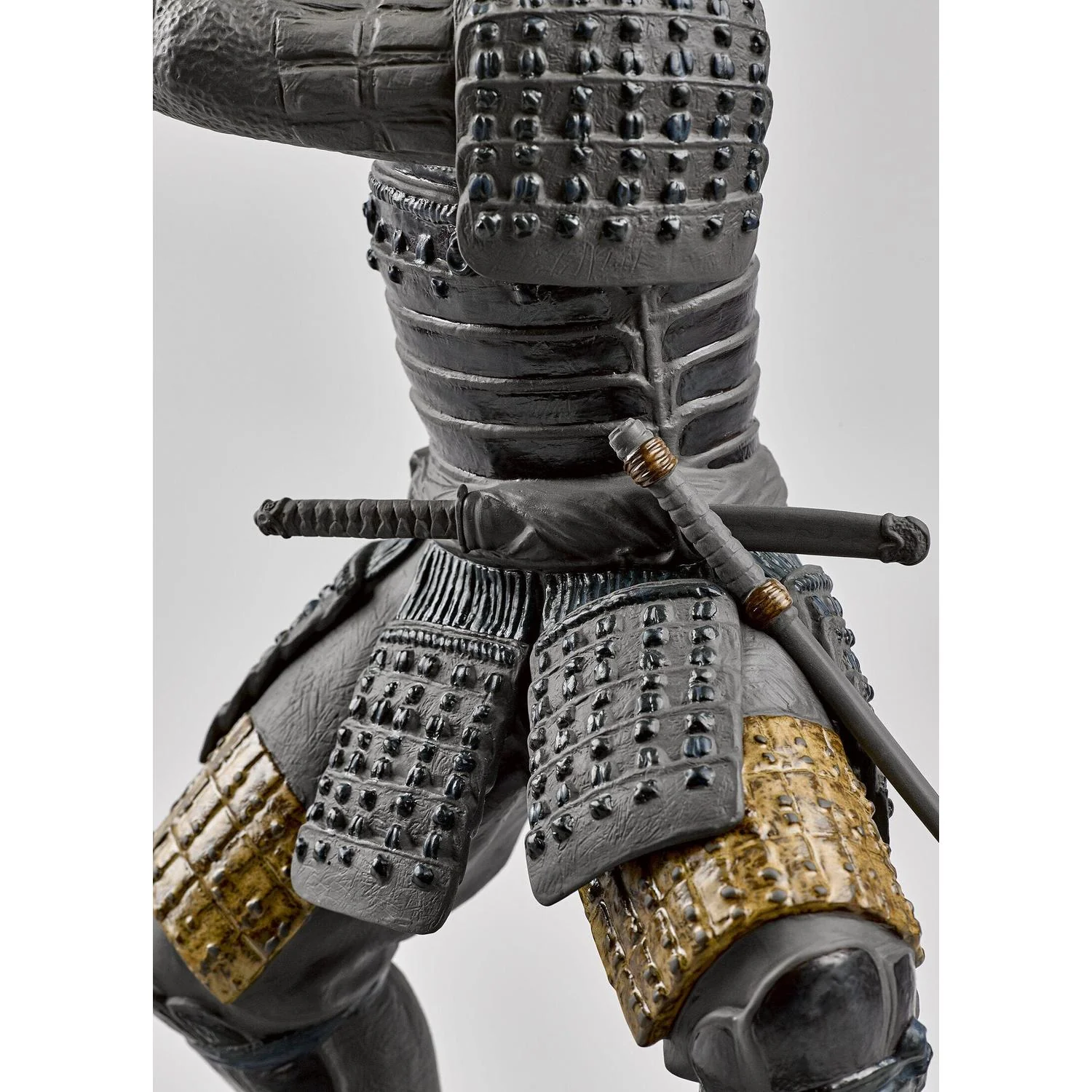 LLADRO' Scultura Guerriero Samurai 60x44cm Porcellana - Image 4
