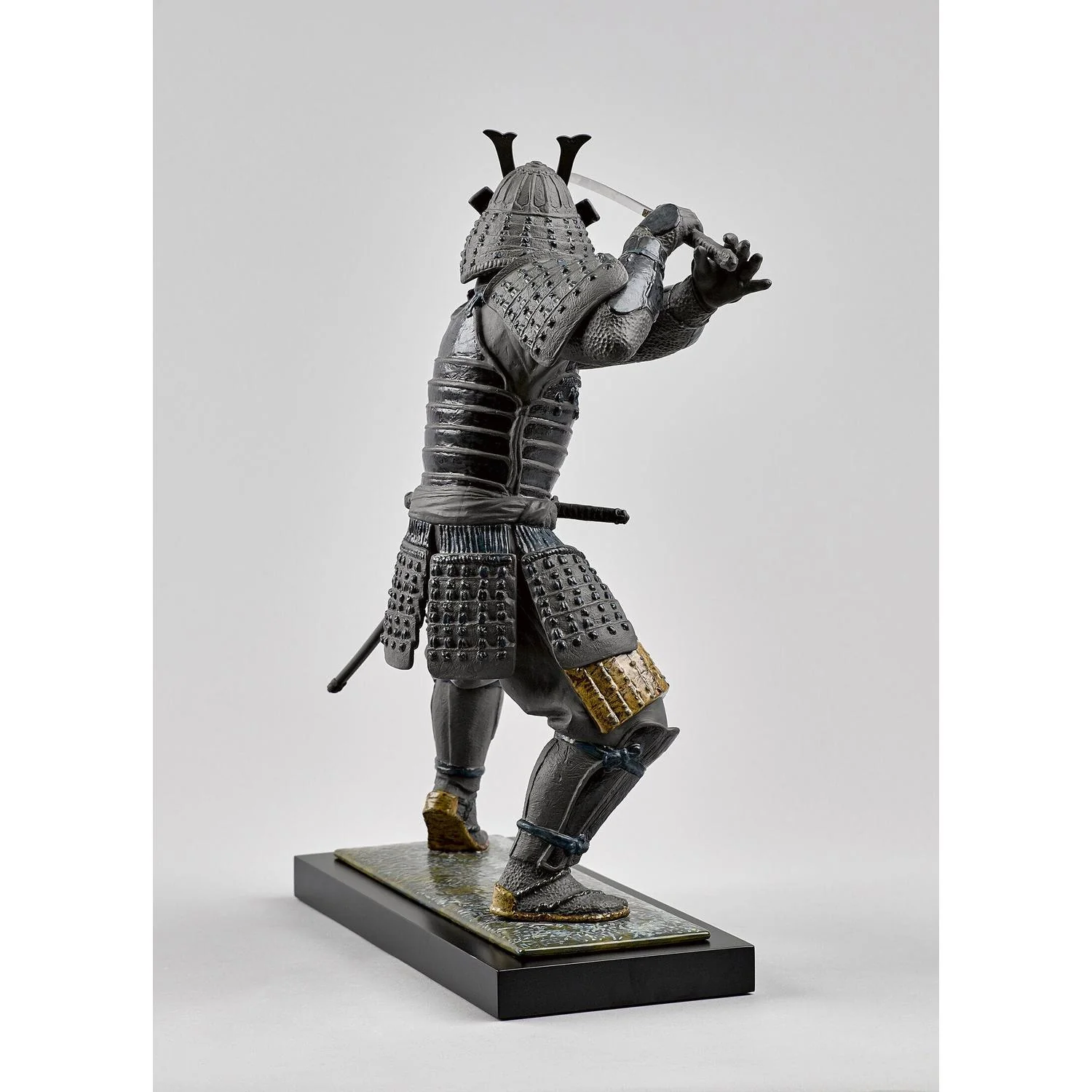 LLADRO' Scultura Guerriero Samurai 60x44cm Porcellana - Image 5