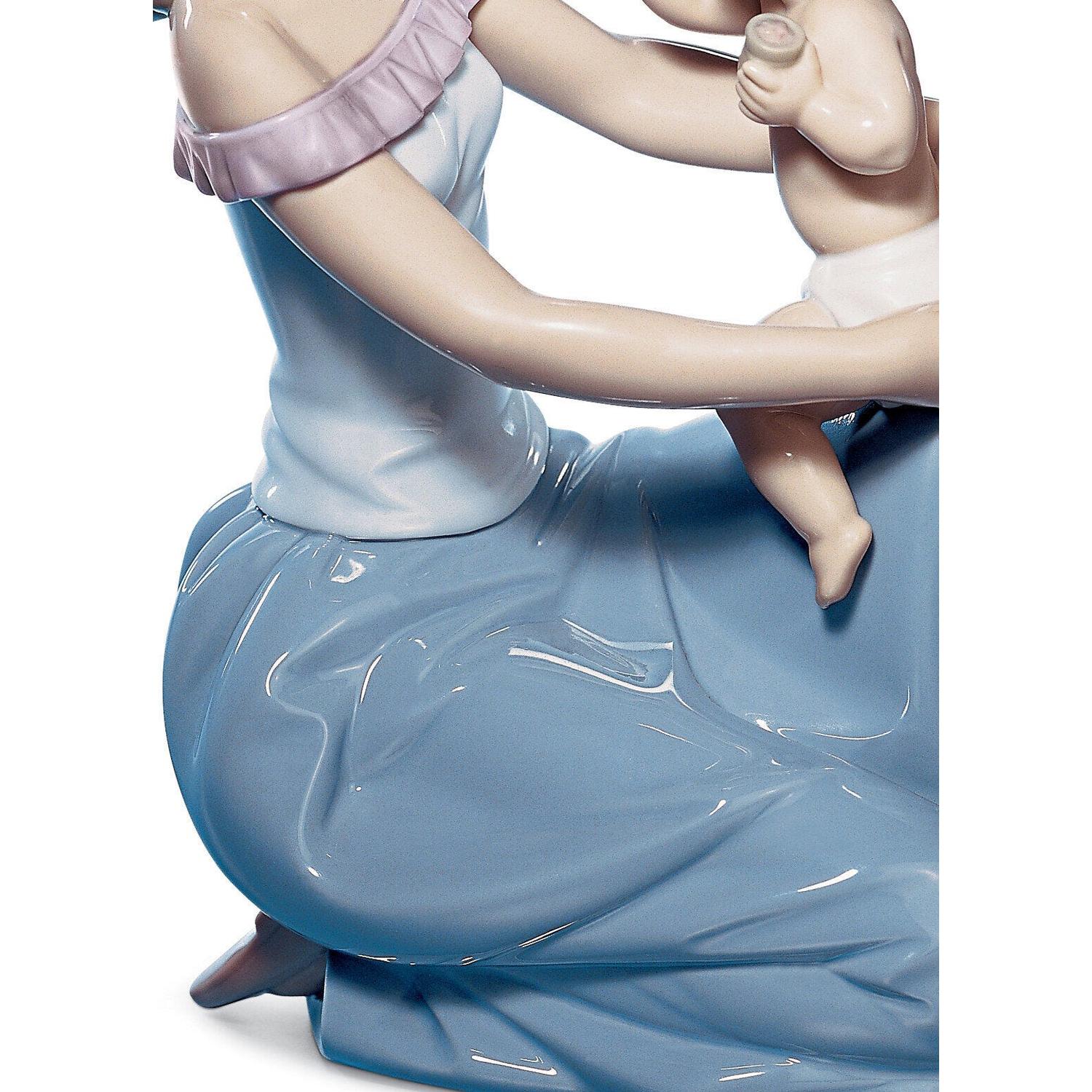 LLADRO' Figurina Madre Uno per Te e Uno per Me 27x18cm Porcellana - Image 5
