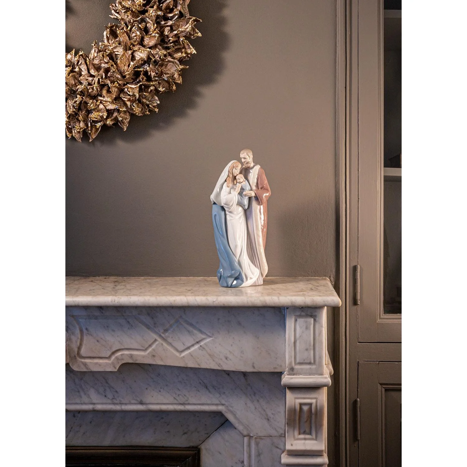 LLADRO' Figurina Sacra Famiglia 33x15cm Porcellana - Image 2