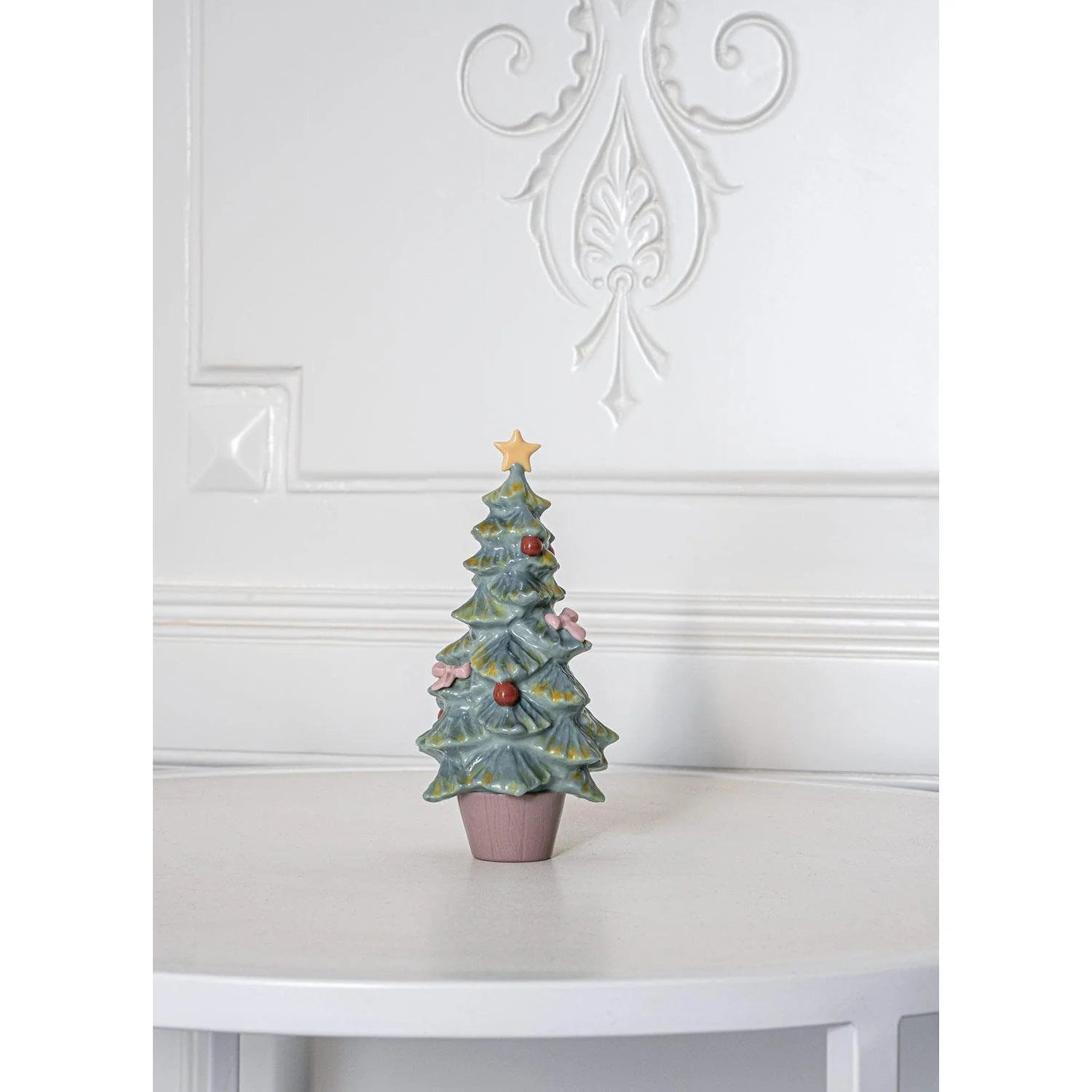 LLADRO' Figurina Albero di Natale 14x7cm Porcellana - Image 2