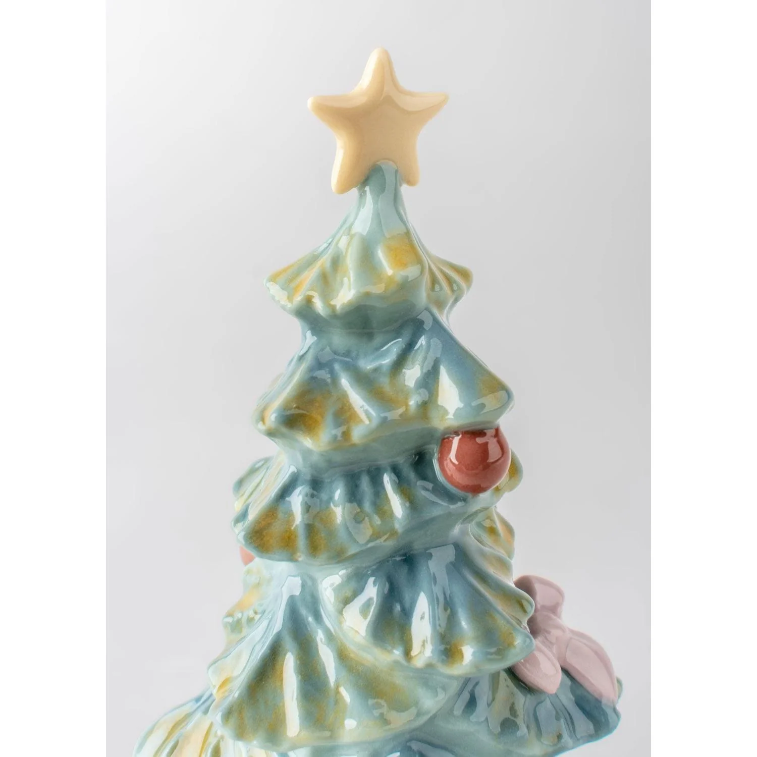 LLADRO' Figurina Albero di Natale 14x7cm Porcellana - Image 3