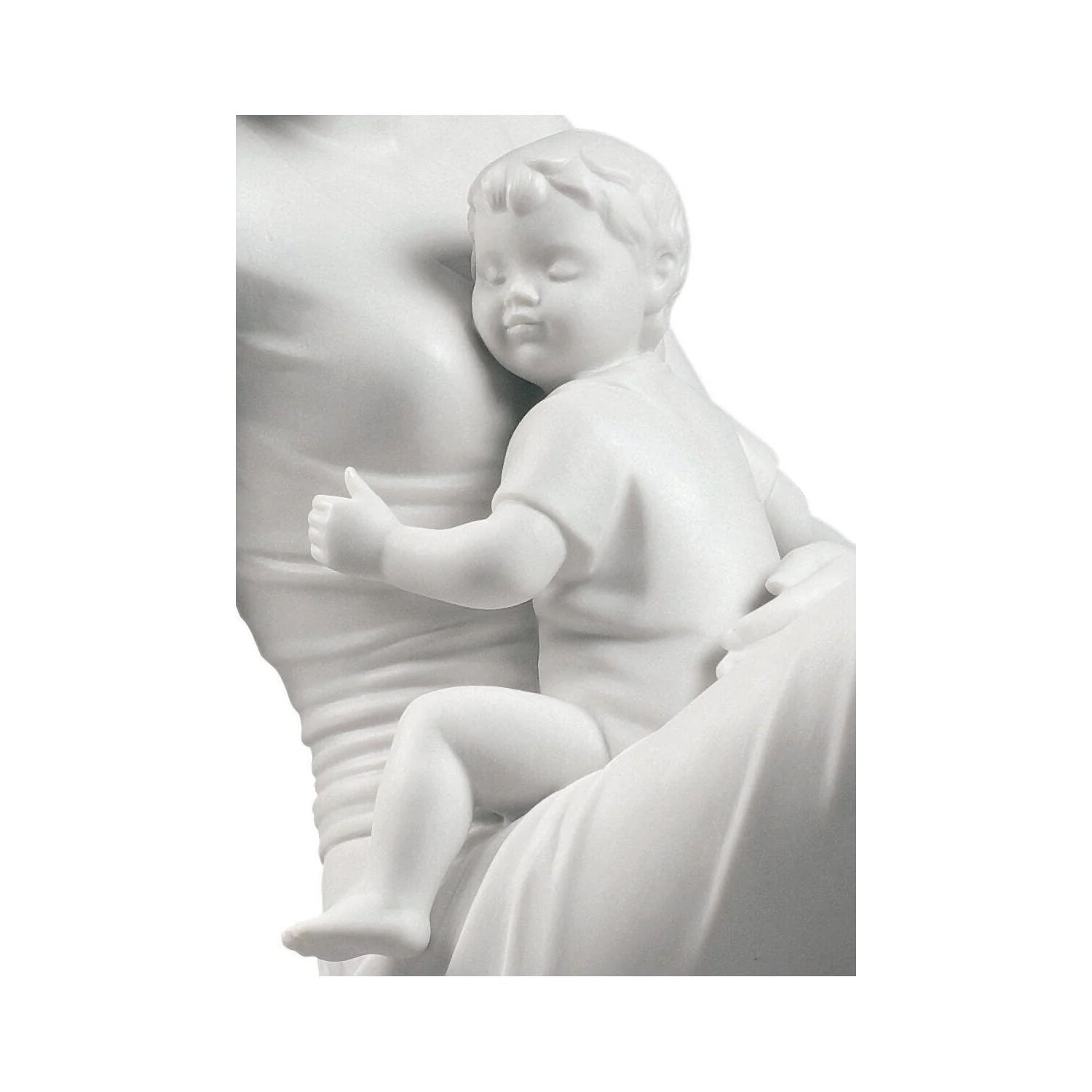 LLADRO' Figurina L'Amore di Una Madre Bianco Opaco 25x36cm Porcellana - Image 4