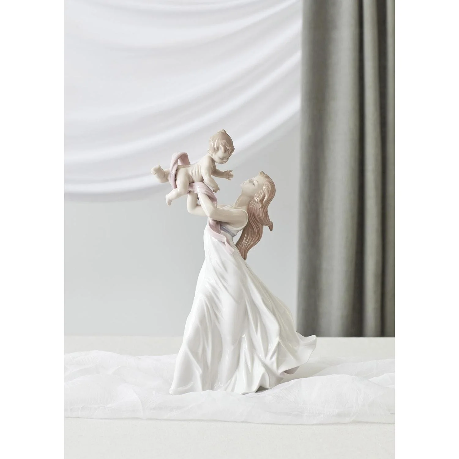 LLADRO' Figurina Madre Il Mio Bellissimo BebE' 46x29cm Porcellana - Image 2