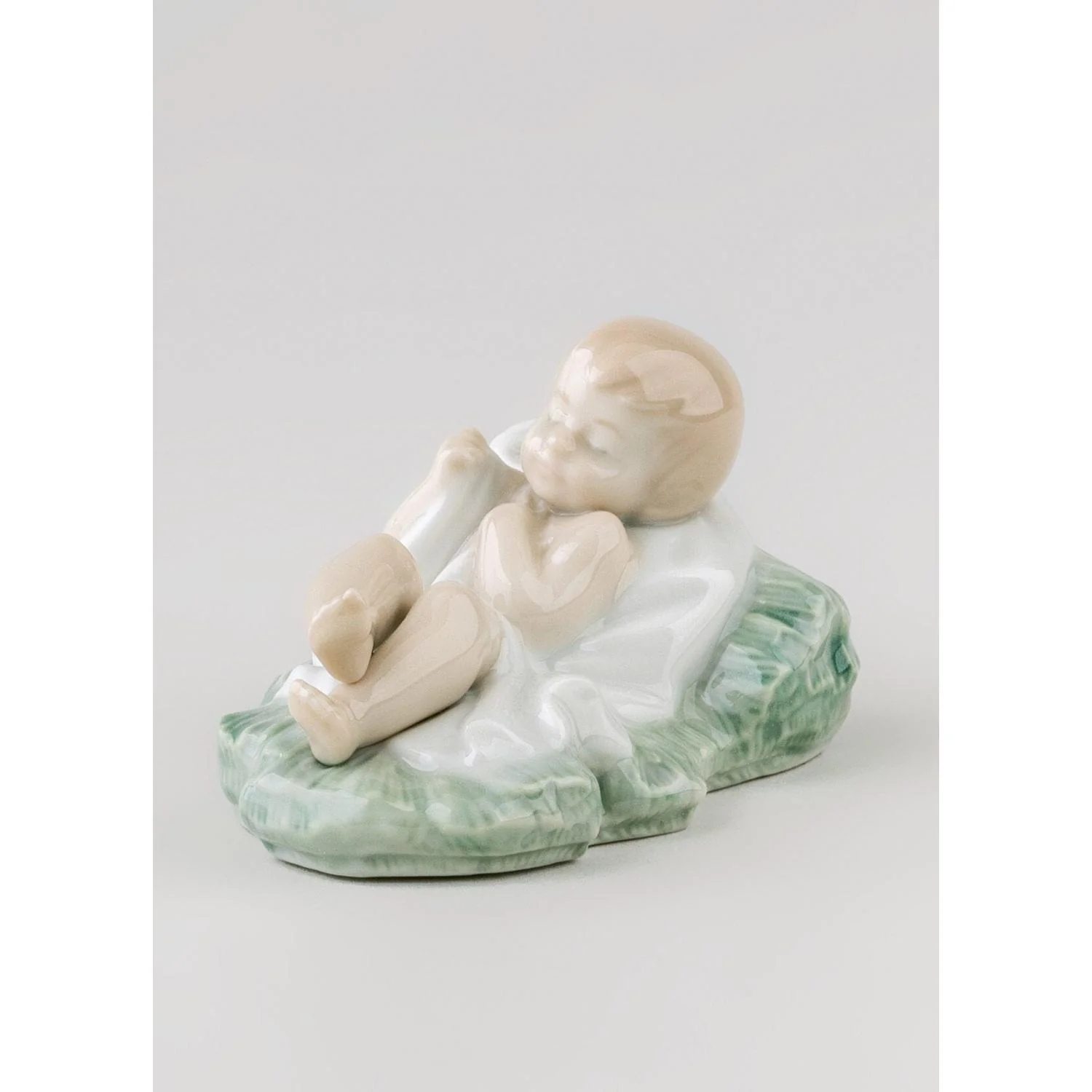 LLADRO' Figurina Natività Gesù Bambino II 6x9cm Porcellana - Image 4