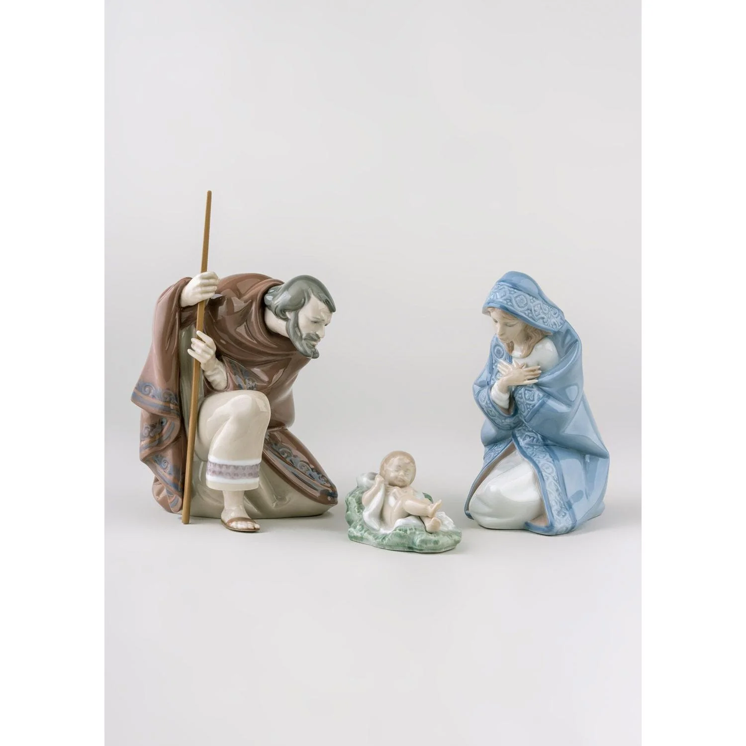 LLADRO' Figurina Natività Gesù Bambino II 6x9cm Porcellana - Image 5