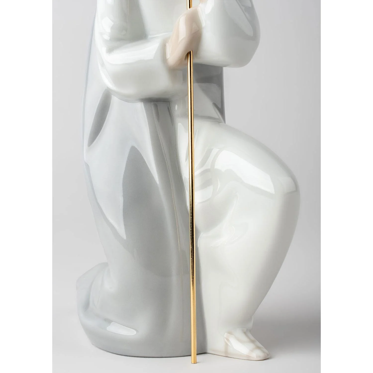 LLADRO' Figurina Natività San Giuseppe III 23x14cm Porcellana - Image 4