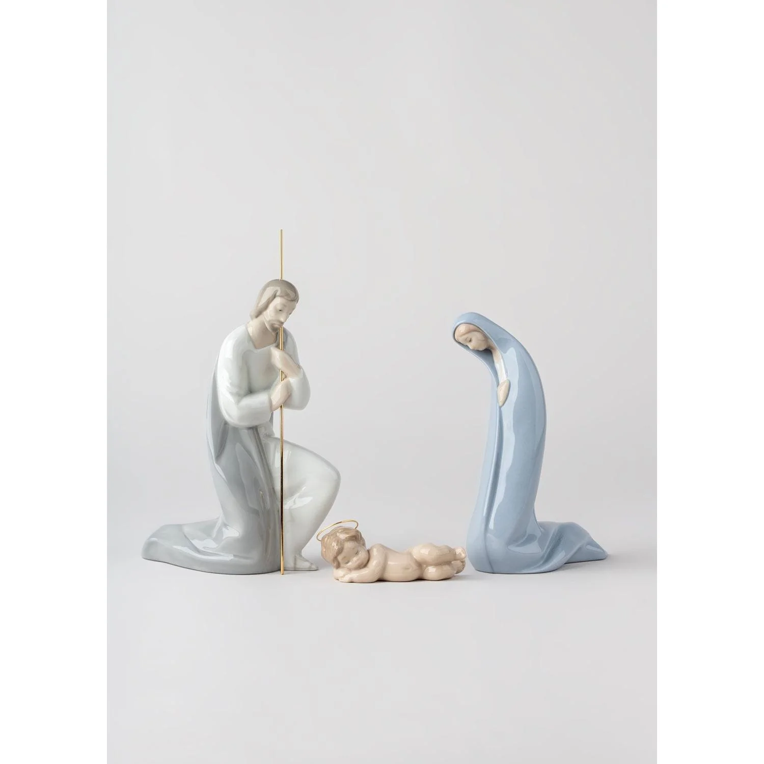 LLADRO' Figurina Natività San Giuseppe III 23x14cm Porcellana - Image 6