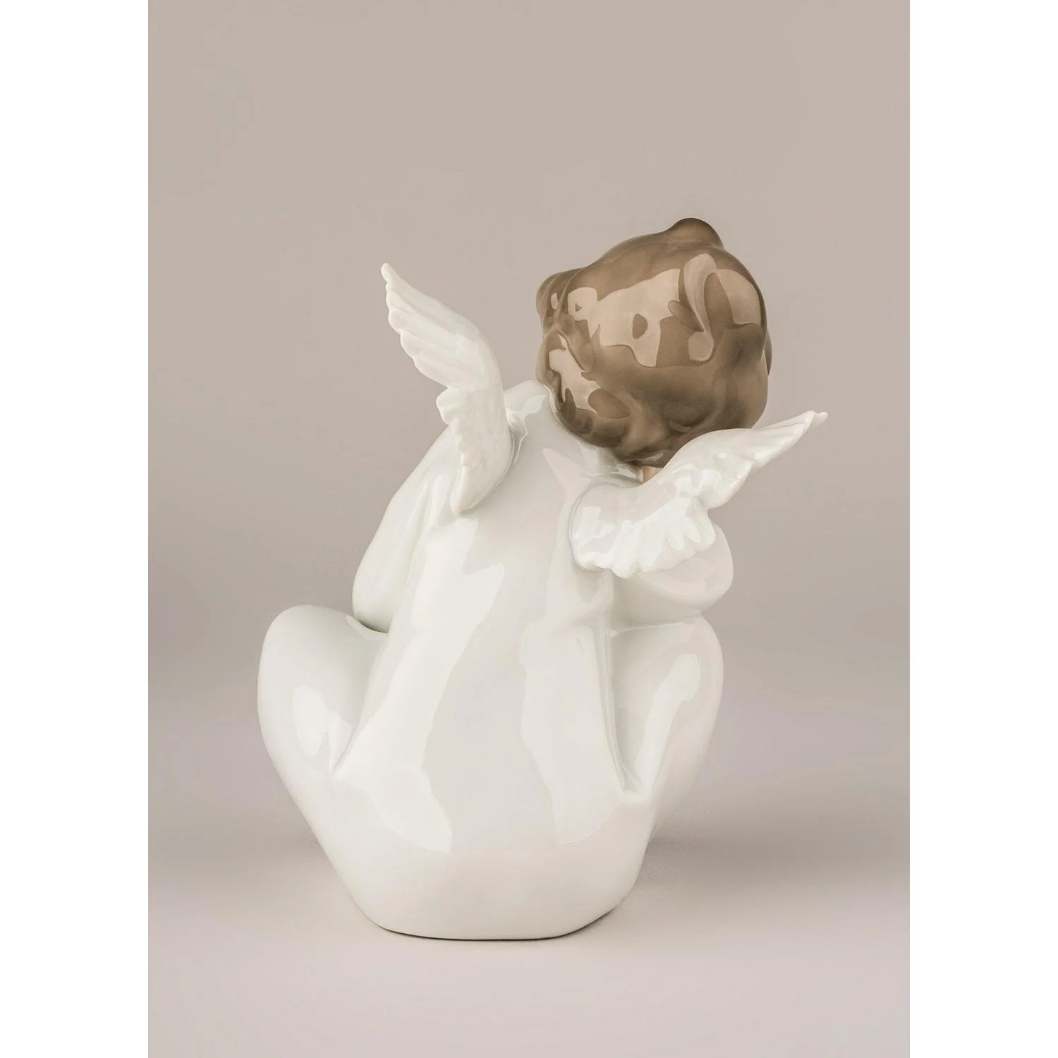 LLADRO' Figurina Angioletto 15x12cm Porcellana - Image 5