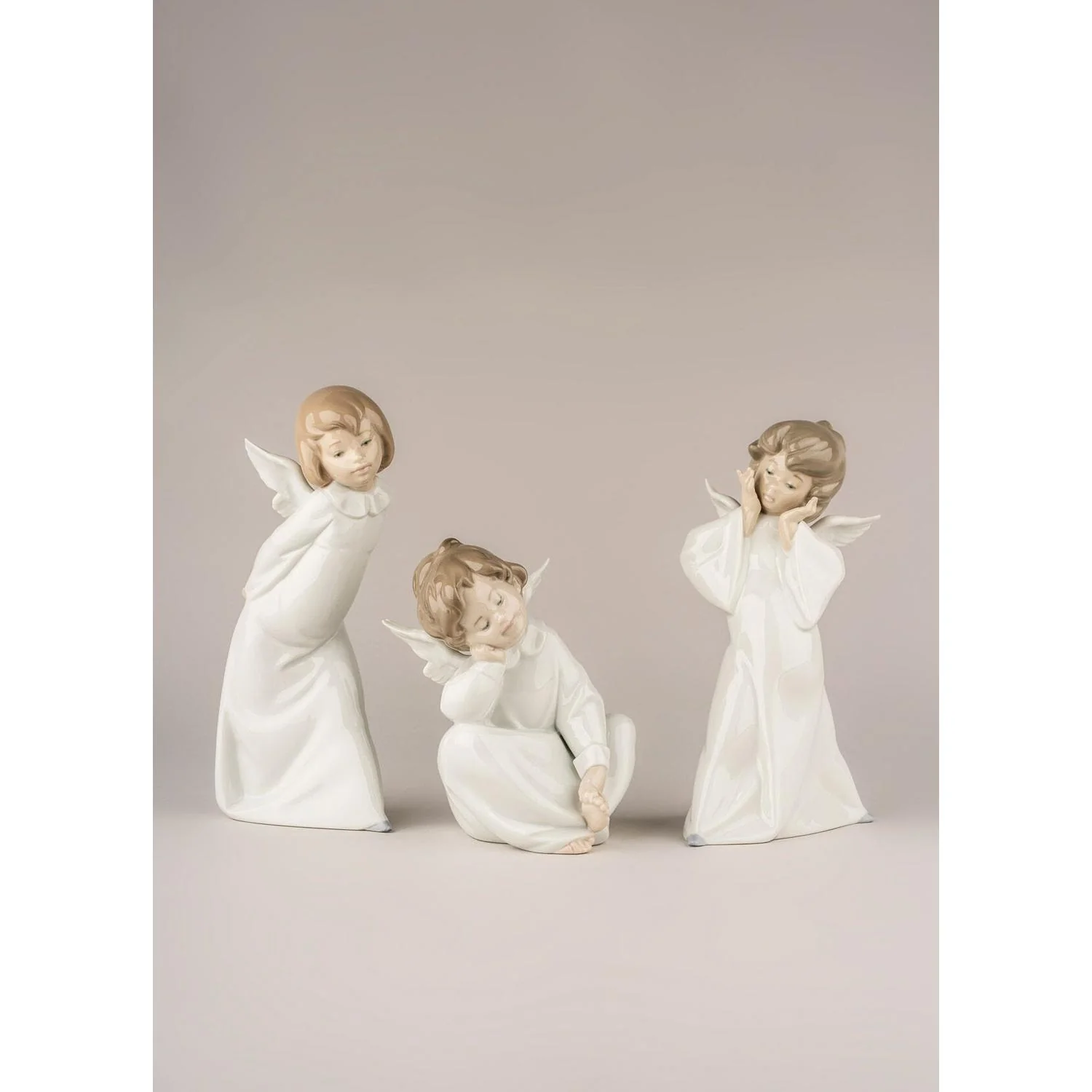 LLADRO' Figurina Angioletto 15x12cm Porcellana - Image 7