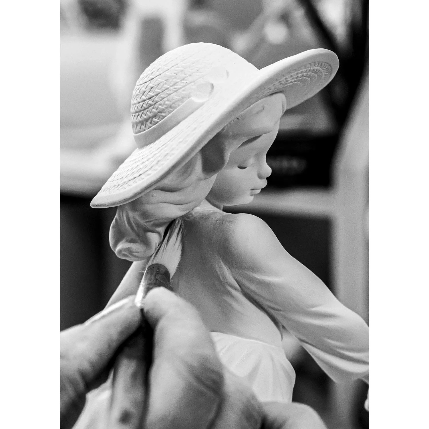 LLADRO' Figurina Bimba Carretta di Fiori 21x24cm Porcellana - Image 6
