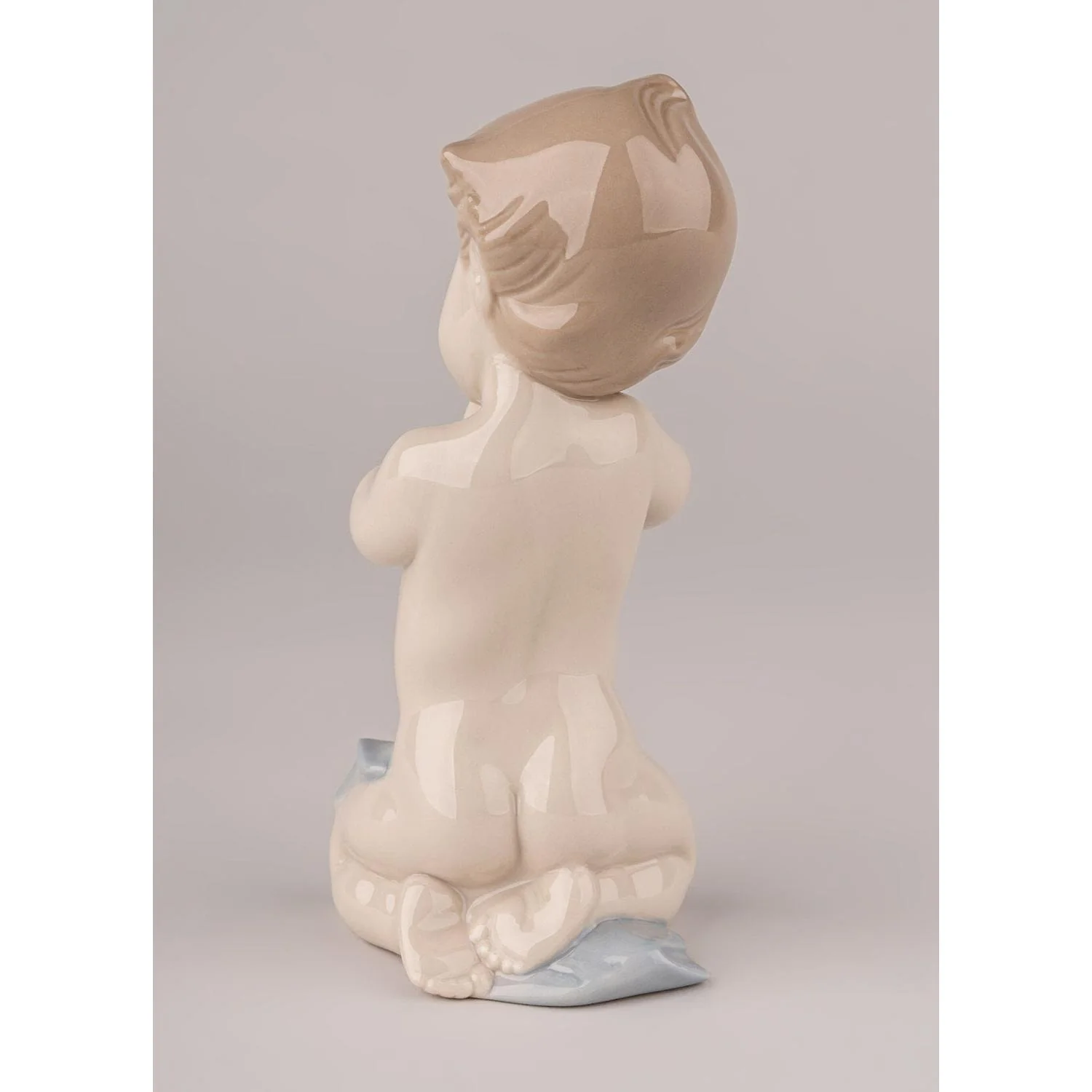 LLADRO' Figurina Bimbo Che Prega 13x7cm Porcellana - Image 5