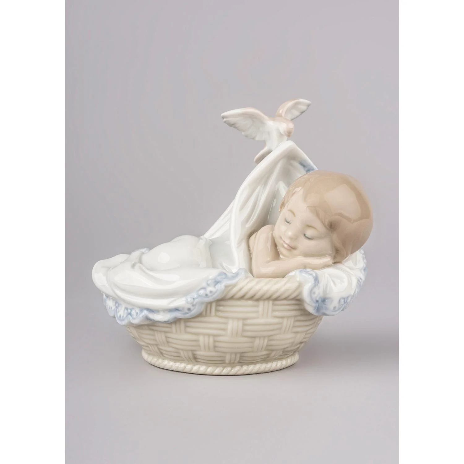 LLADRO' Figurina Bimbo Teneri Sogni 13x14cm Porcellana - Image 5